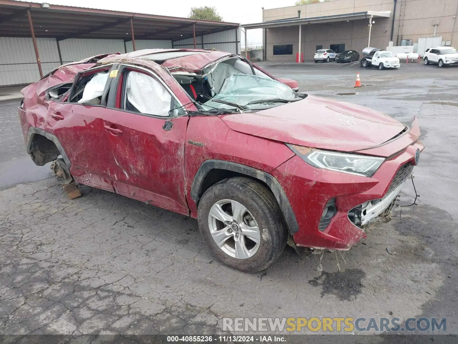 1 Photograph of a damaged car 4T3RWRFV8MU045069 TOYOTA RAV4 HYBRID 2021