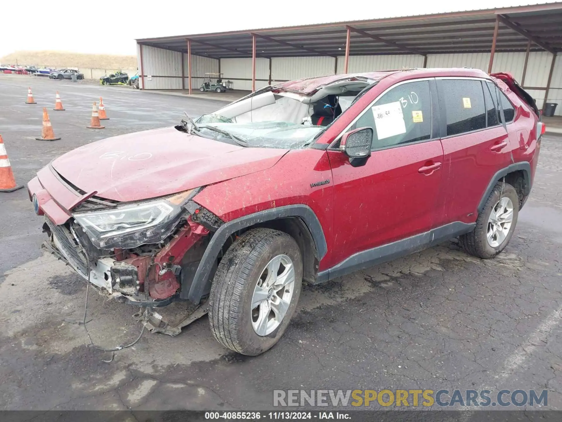 2 Photograph of a damaged car 4T3RWRFV8MU045069 TOYOTA RAV4 HYBRID 2021