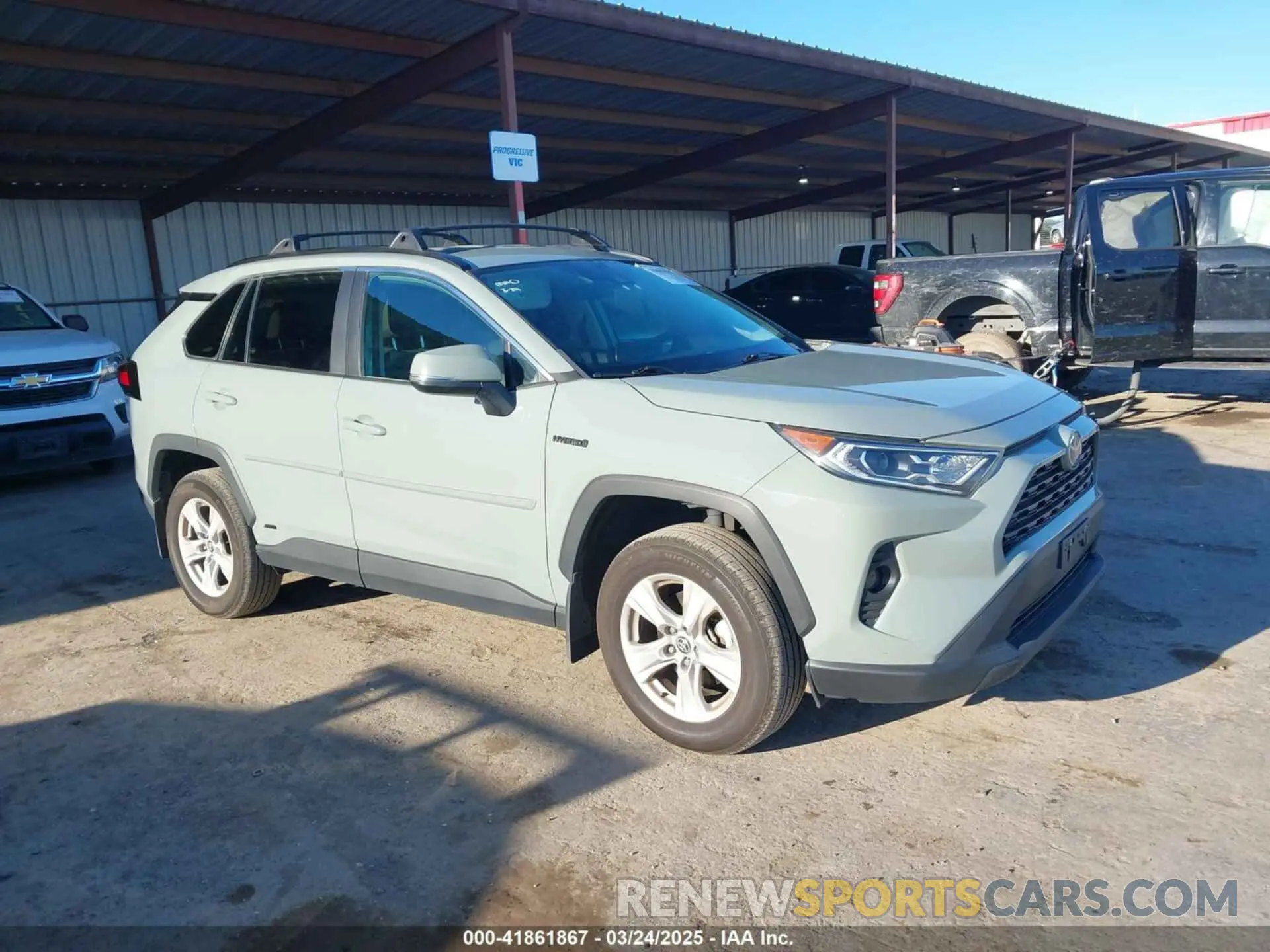 1 Photograph of a damaged car 4T3RWRFVXMU014941 TOYOTA RAV4 HYBRID 2021