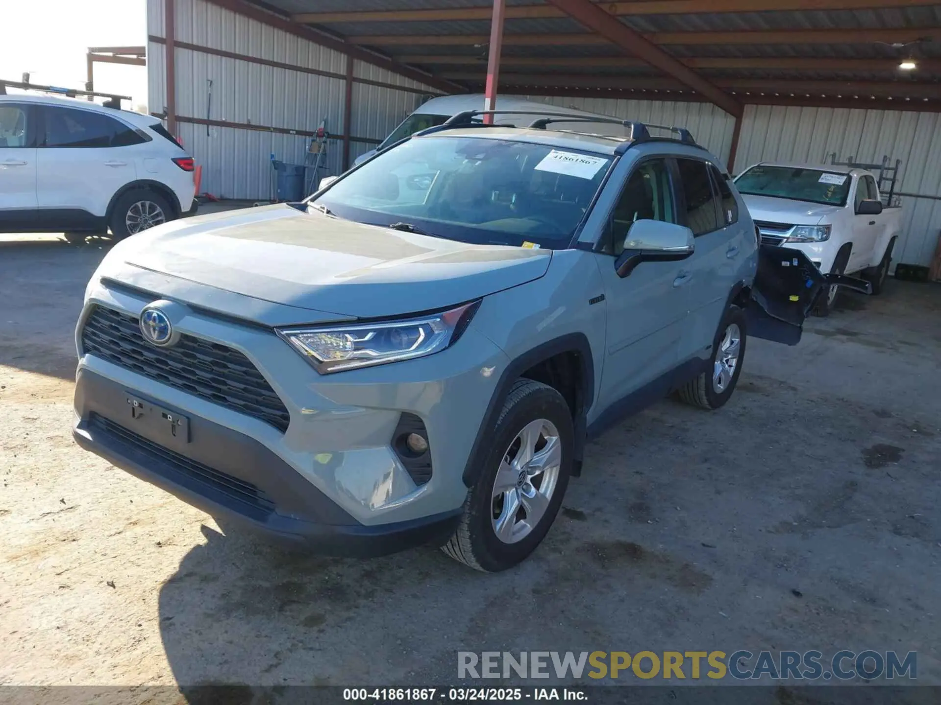 2 Photograph of a damaged car 4T3RWRFVXMU014941 TOYOTA RAV4 HYBRID 2021