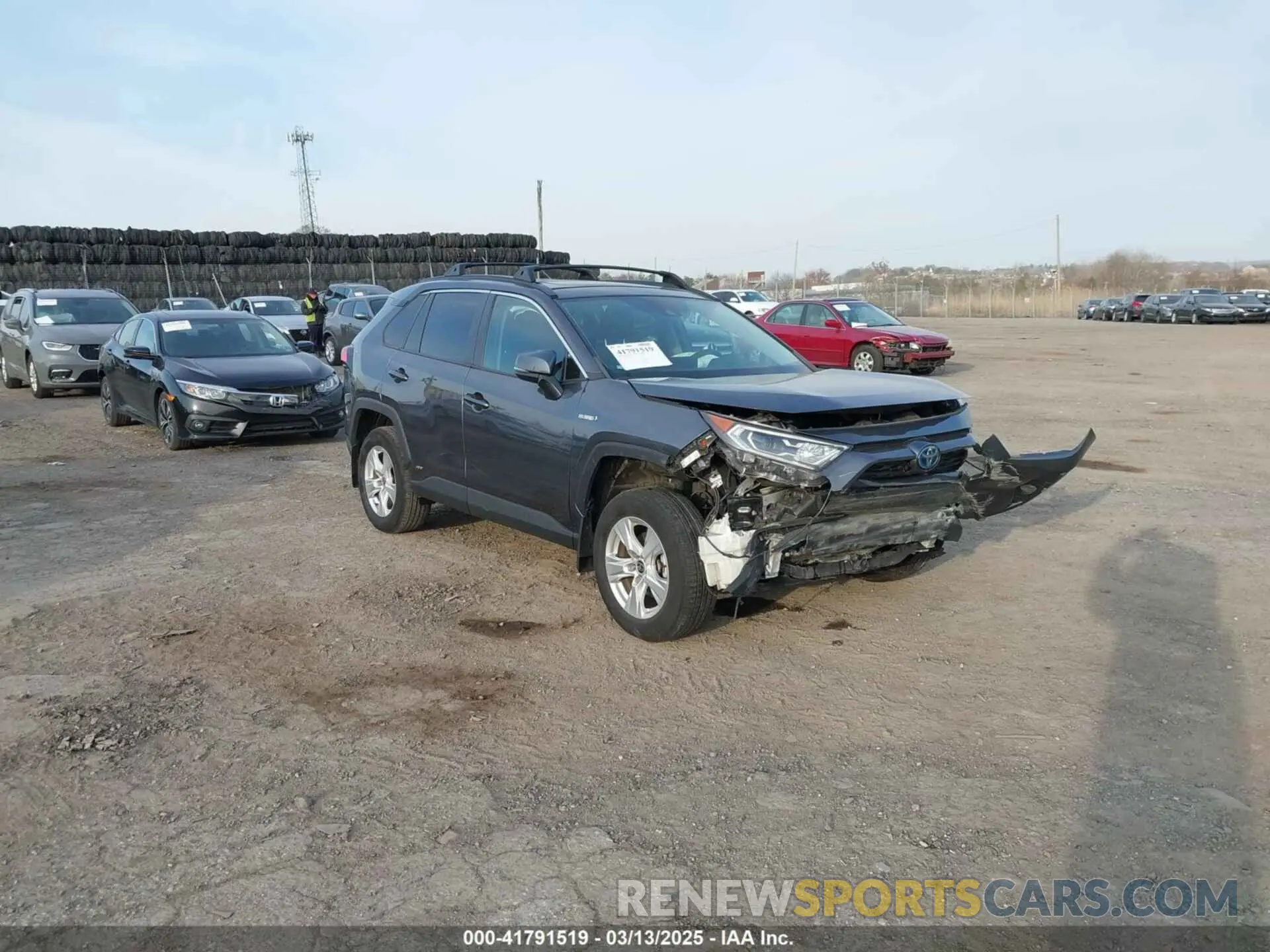 1 Photograph of a damaged car 4T3RWRFVXMU043839 TOYOTA RAV4 HYBRID 2021
