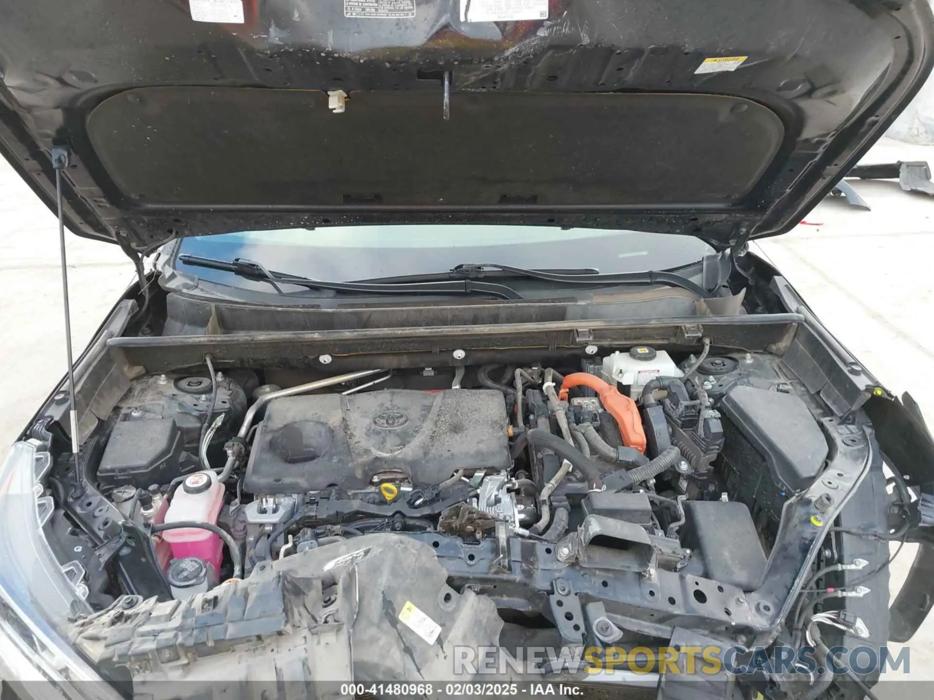 10 Photograph of a damaged car JTMB6RFVXMD039689 TOYOTA RAV4 HYBRID 2021