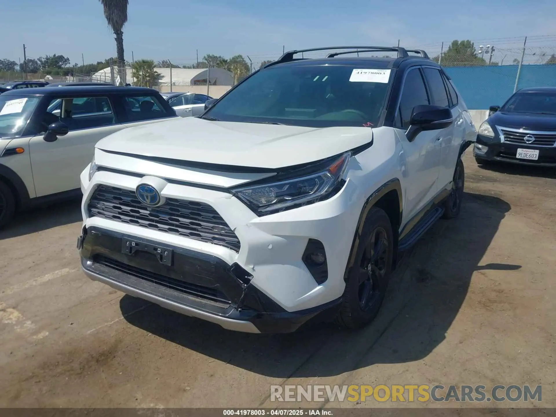 2 Photograph of a damaged car JTME6RFV2MD515379 TOYOTA RAV4 HYBRID 2021