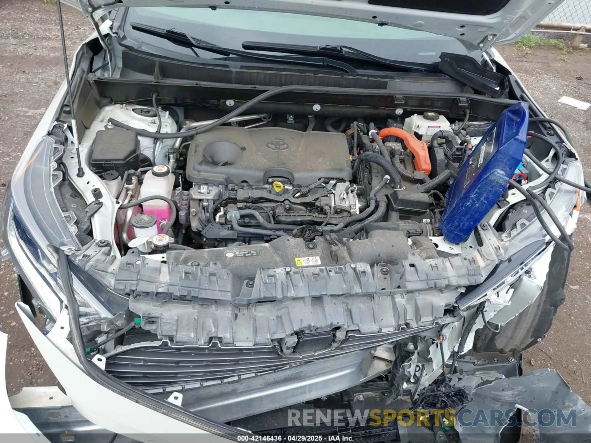 10 Photograph of a damaged car JTME6RFV5MJ011927 TOYOTA RAV4 HYBRID 2021