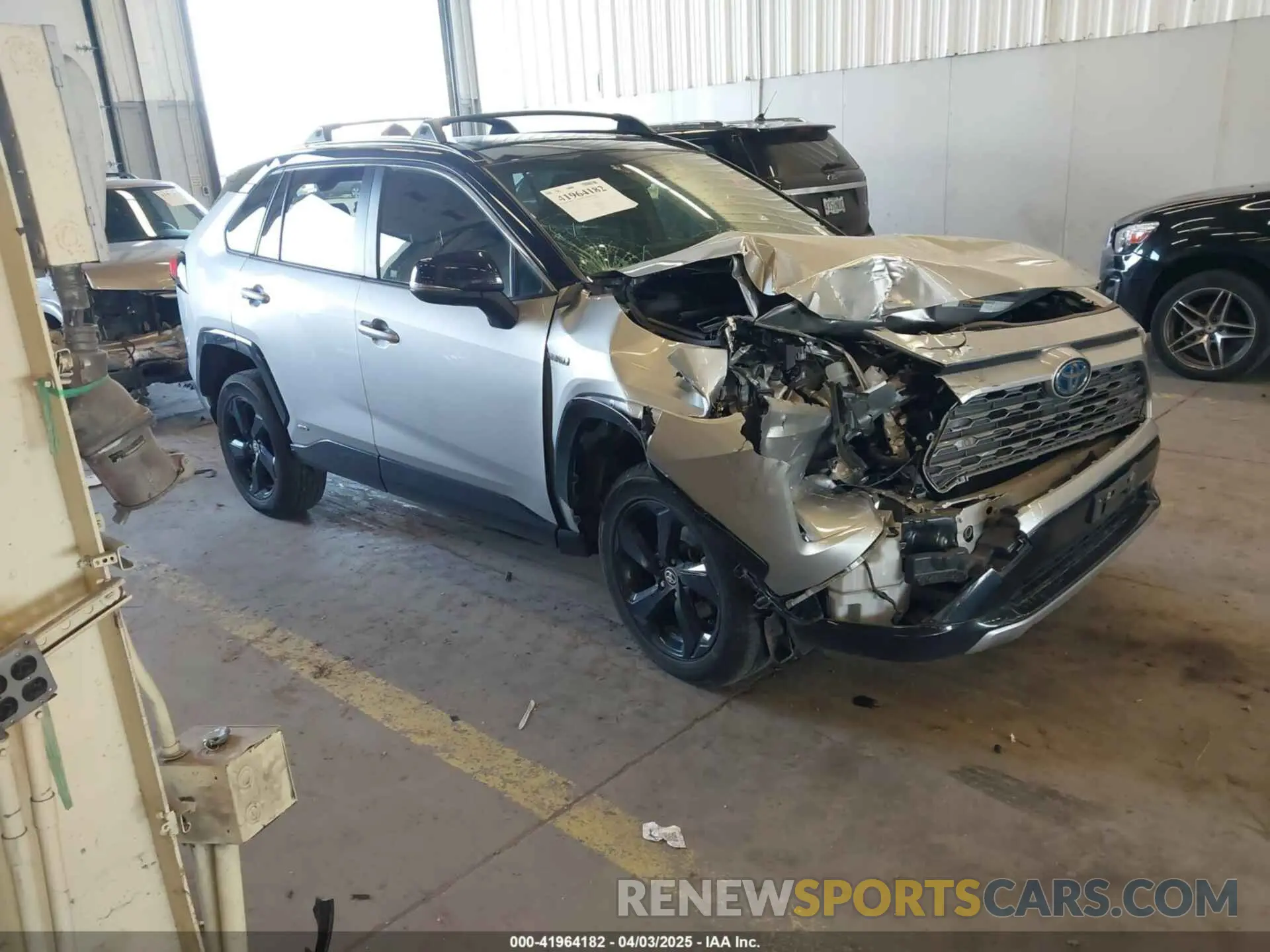 1 Photograph of a damaged car JTME6RFV9MJ006665 TOYOTA RAV4 HYBRID 2021