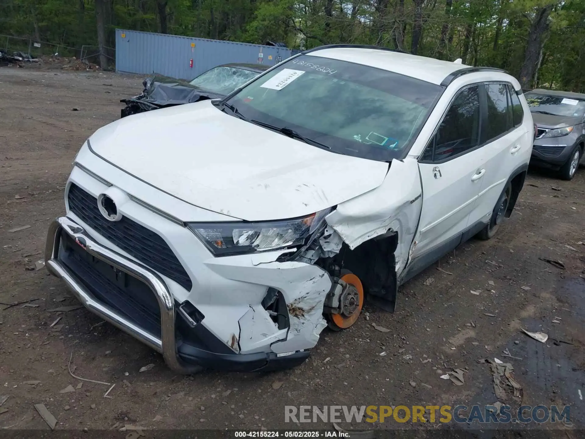 2 Photograph of a damaged car JTMLWRFV3MD114964 TOYOTA RAV4 HYBRID 2021