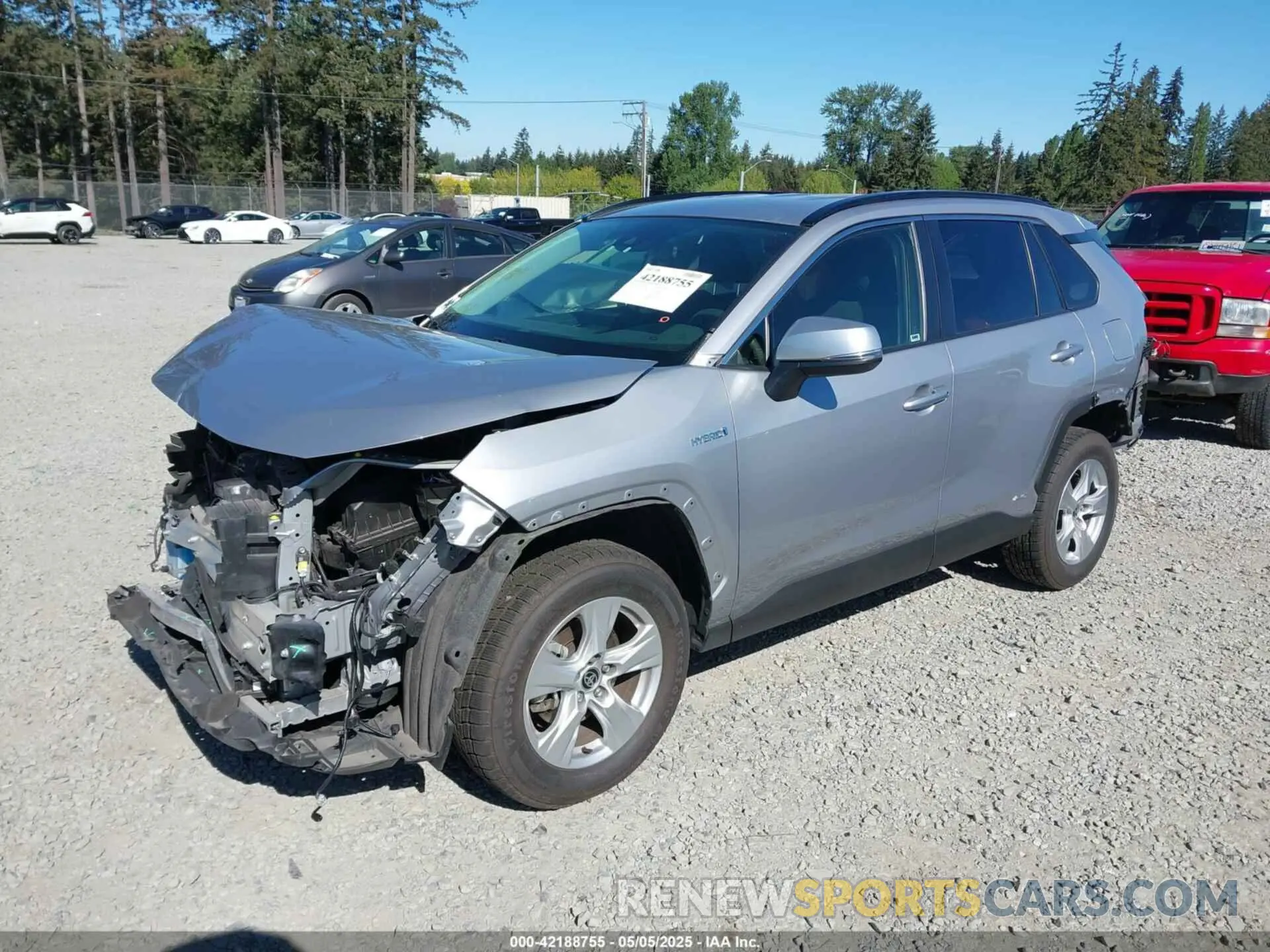 2 Photograph of a damaged car JTMMWRFV2MD122204 TOYOTA RAV4 HYBRID 2021