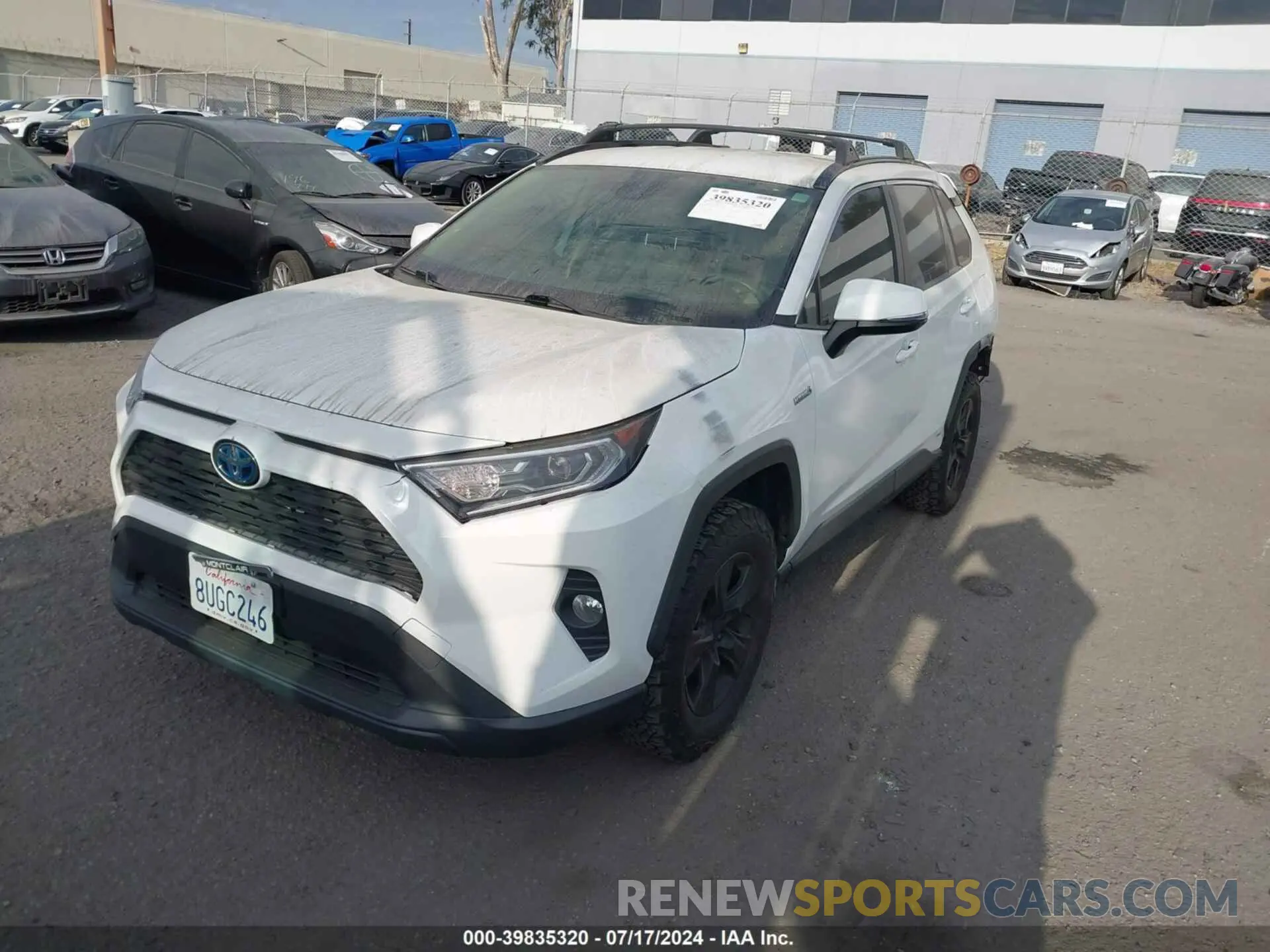 2 Photograph of a damaged car JTMR6RFV6MD017185 TOYOTA RAV4 HYBRID 2021
