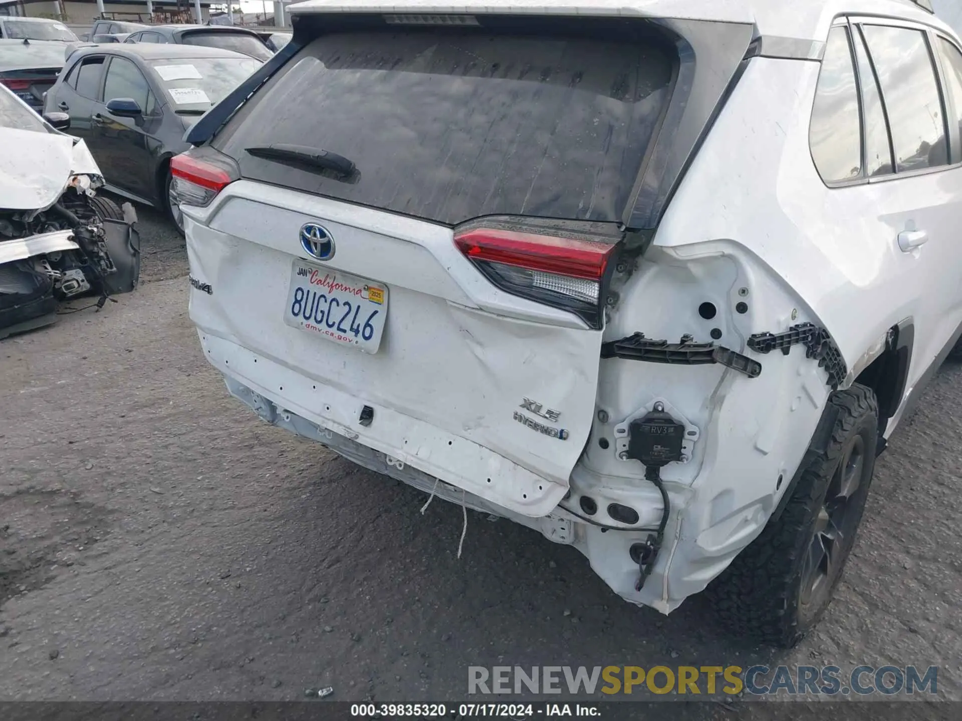 6 Photograph of a damaged car JTMR6RFV6MD017185 TOYOTA RAV4 HYBRID 2021