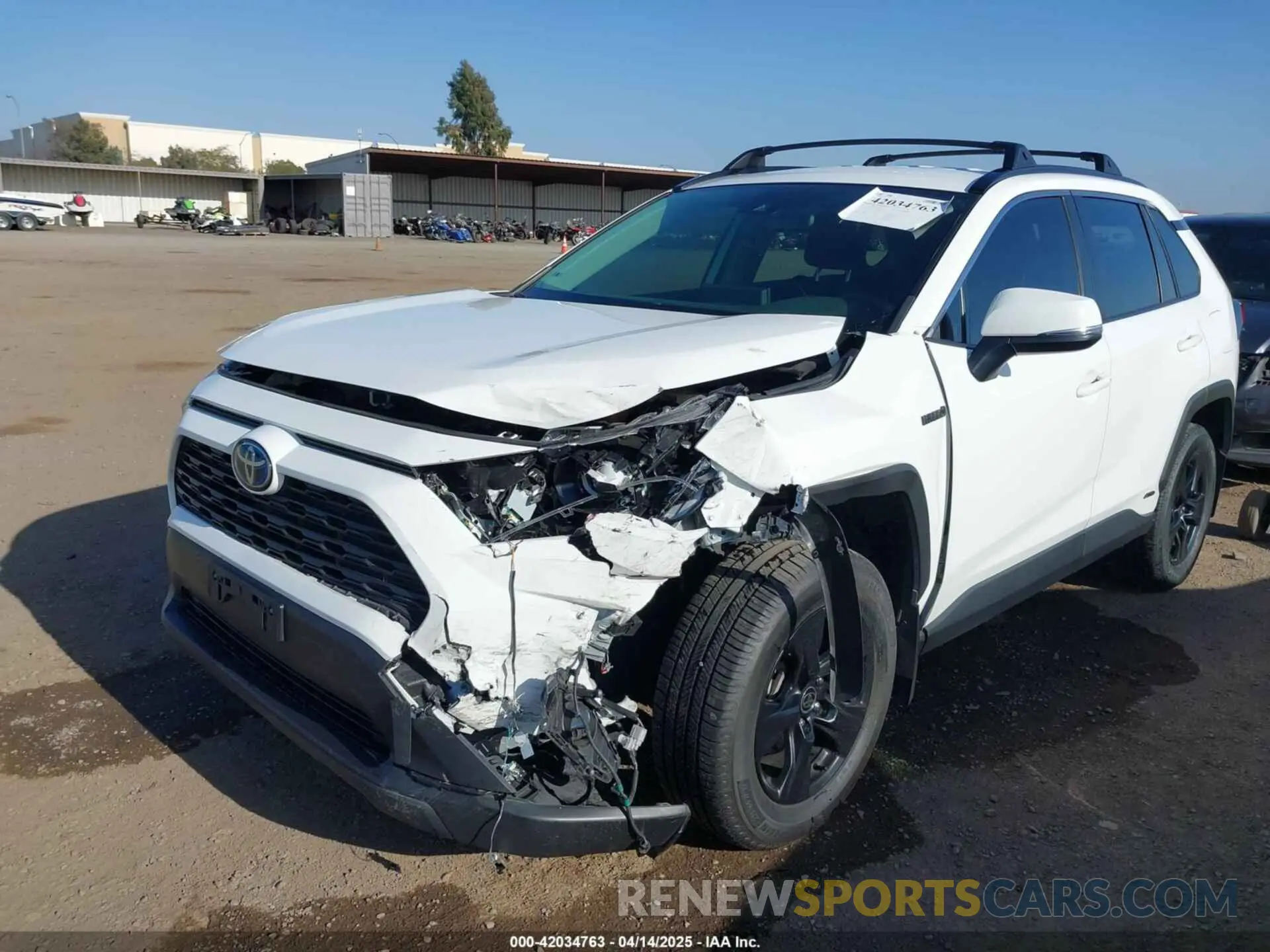 6 Photograph of a damaged car JTMRWRFV1MD107344 TOYOTA RAV4 HYBRID 2021