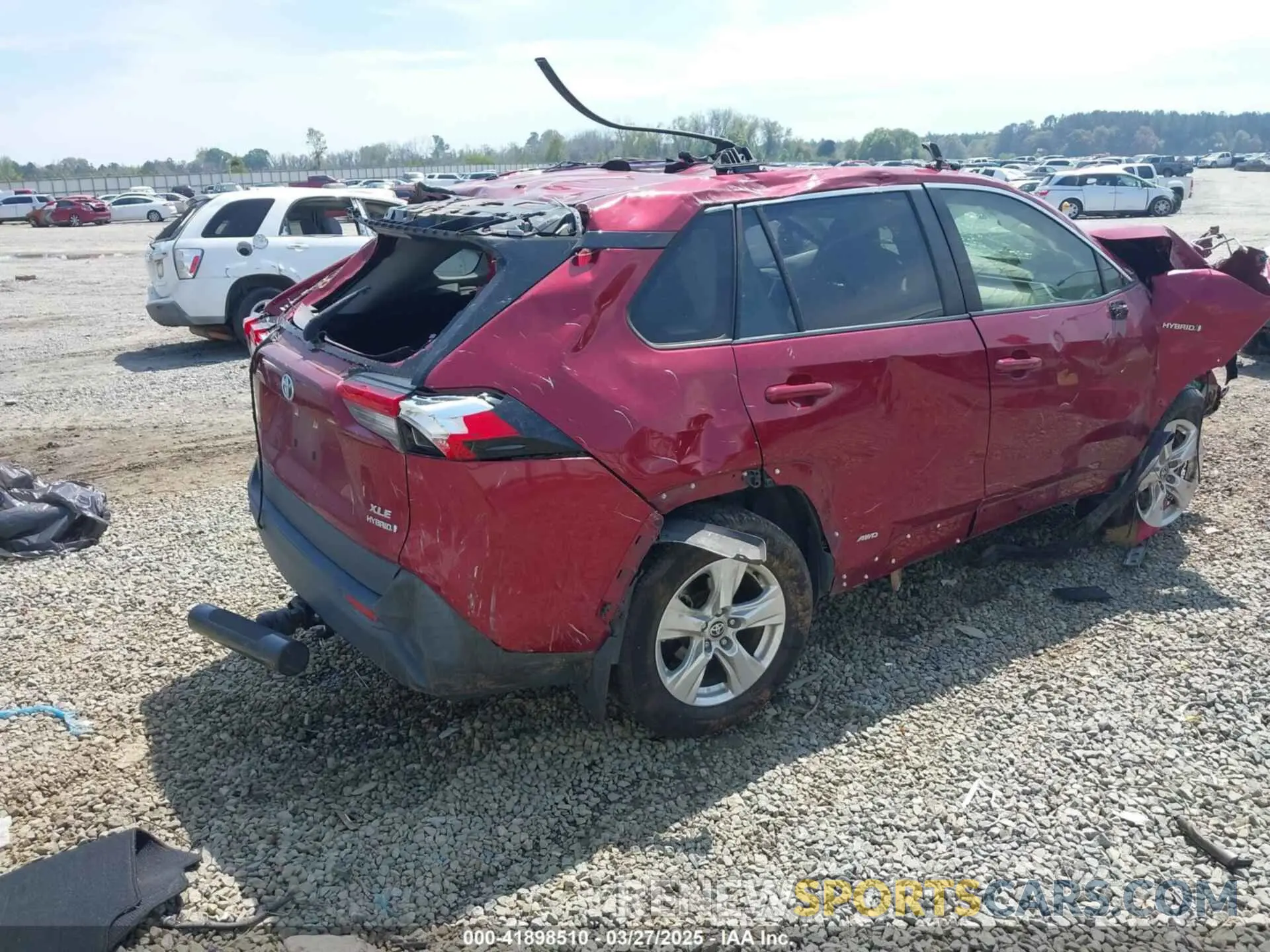 4 Photograph of a damaged car JTMRWRFV2MD123696 TOYOTA RAV4 HYBRID 2021