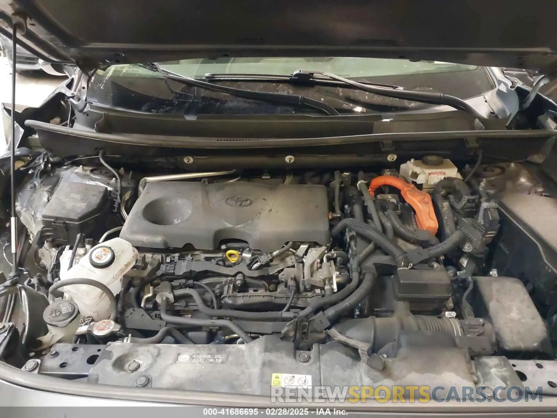 10 Photograph of a damaged car JTMRWRFV2MD125979 TOYOTA RAV4 HYBRID 2021