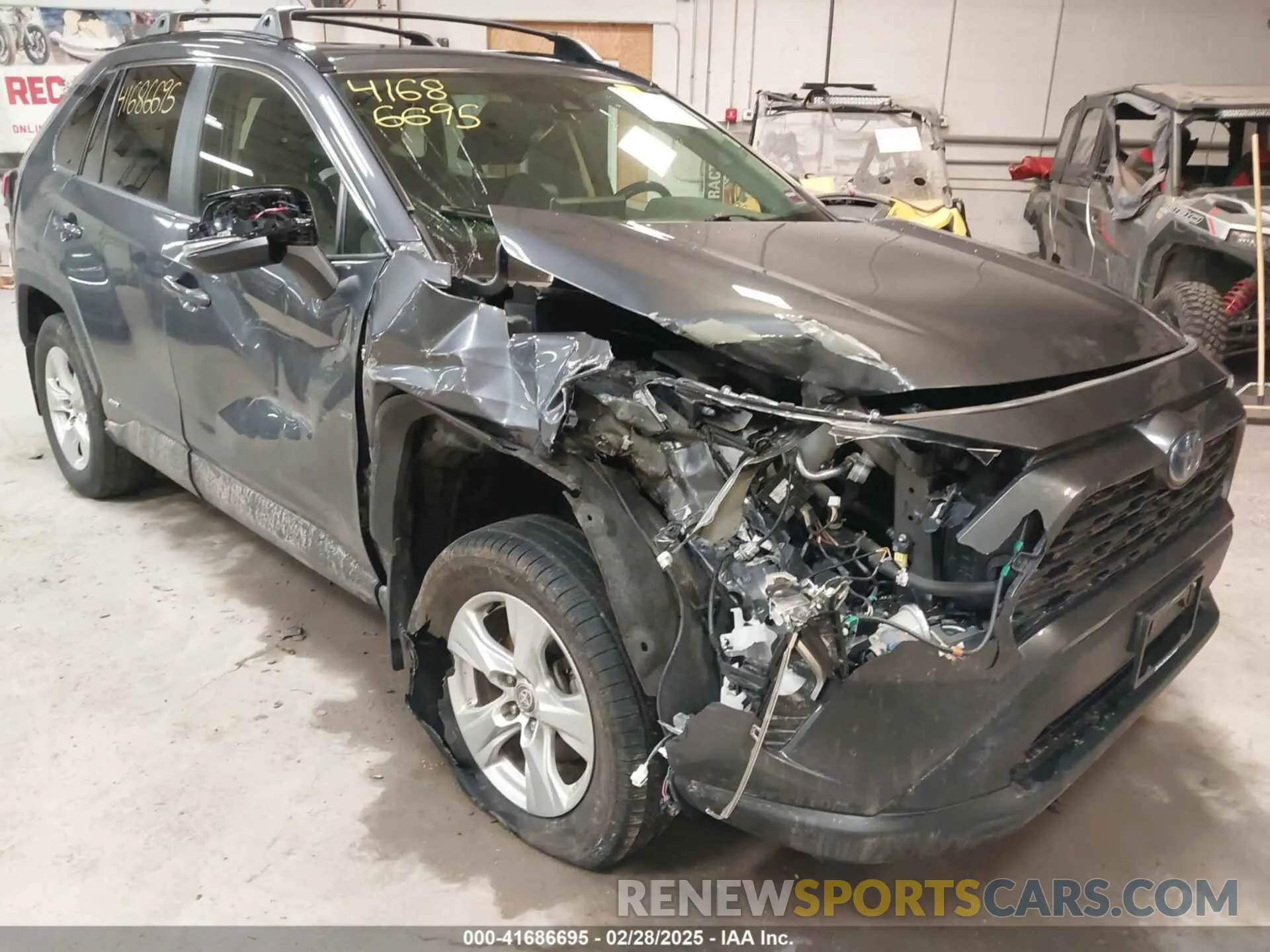 6 Photograph of a damaged car JTMRWRFV2MD125979 TOYOTA RAV4 HYBRID 2021