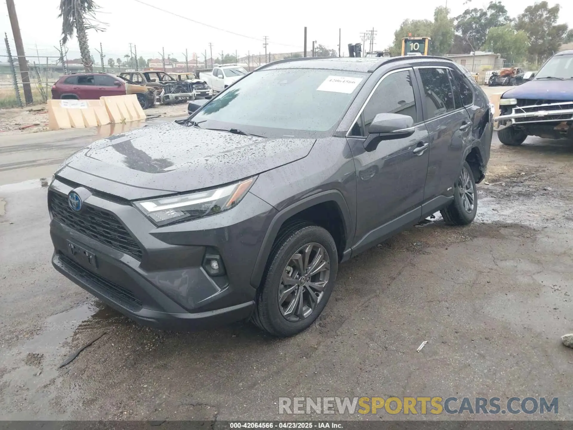 2 Photograph of a damaged car 2T3B6RFV7NW034681 TOYOTA RAV4 HYBRID 2022