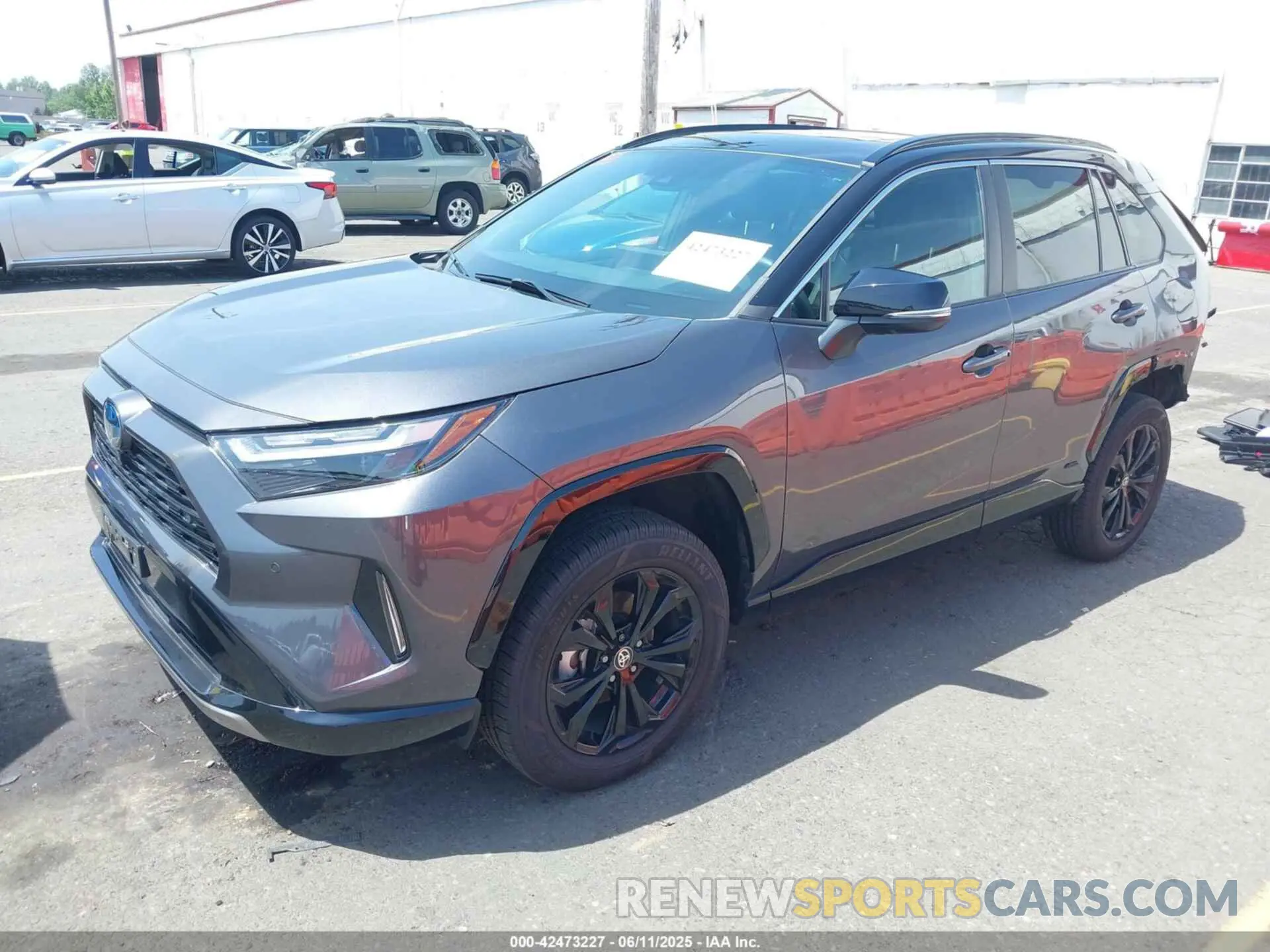 2 Photograph of a damaged car 2T3E6RFV8NW037425 TOYOTA RAV4 HYBRID 2022