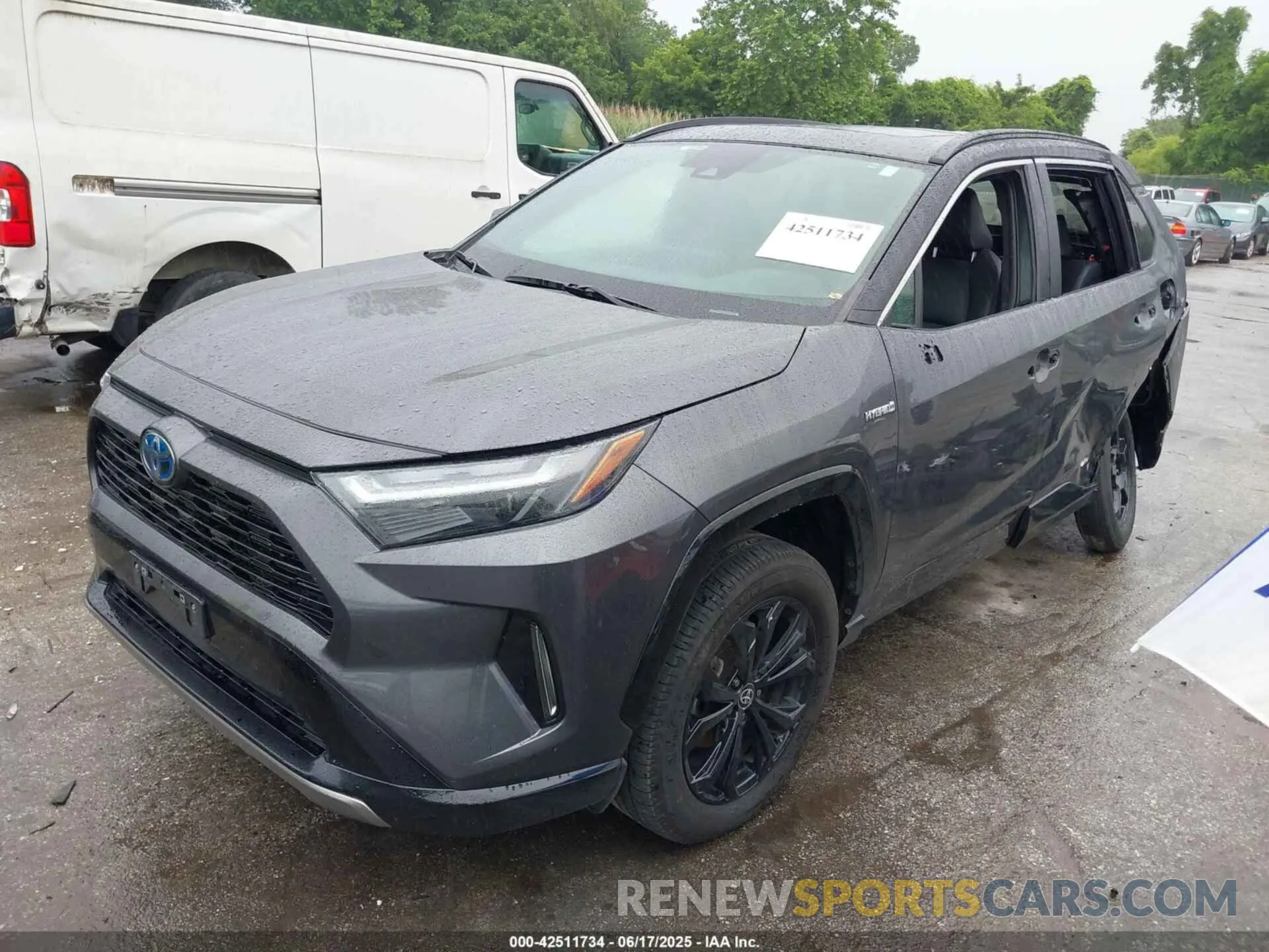 2 Photograph of a damaged car 2T3E6RFVXNW037247 TOYOTA RAV4 HYBRID 2022