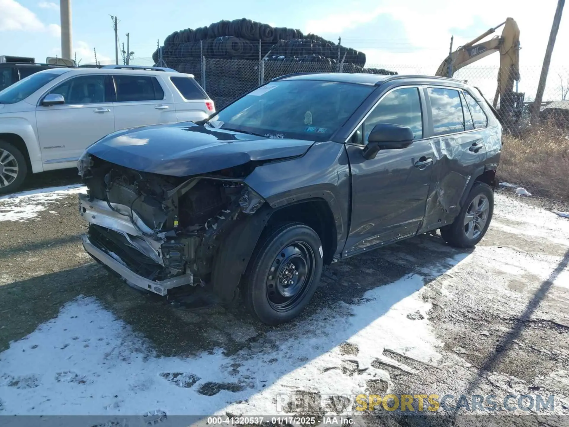 2 Photograph of a damaged car 2T3LWRFV5NW139269 TOYOTA RAV4 HYBRID 2022