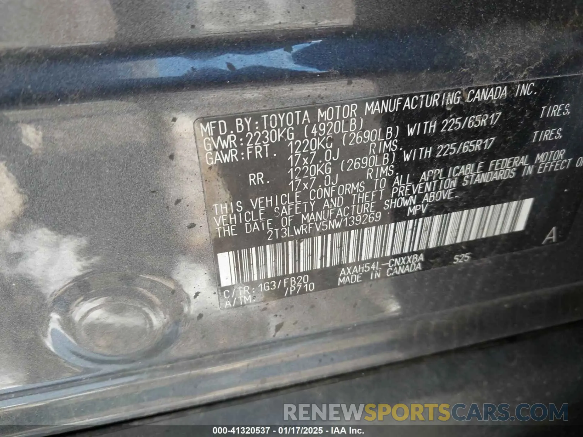 9 Photograph of a damaged car 2T3LWRFV5NW139269 TOYOTA RAV4 HYBRID 2022