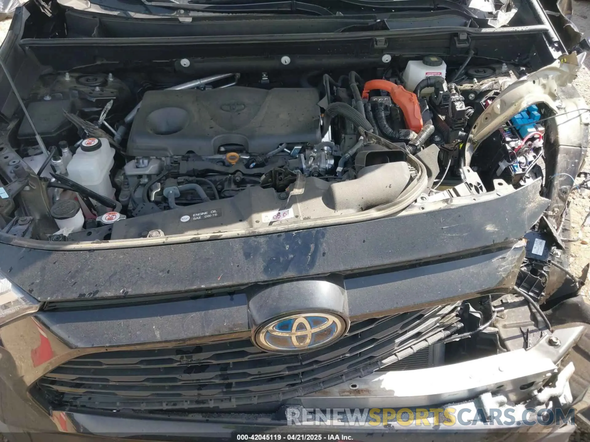 10 Photograph of a damaged car 2T3RWRFV0NW133065 TOYOTA RAV4 HYBRID 2022