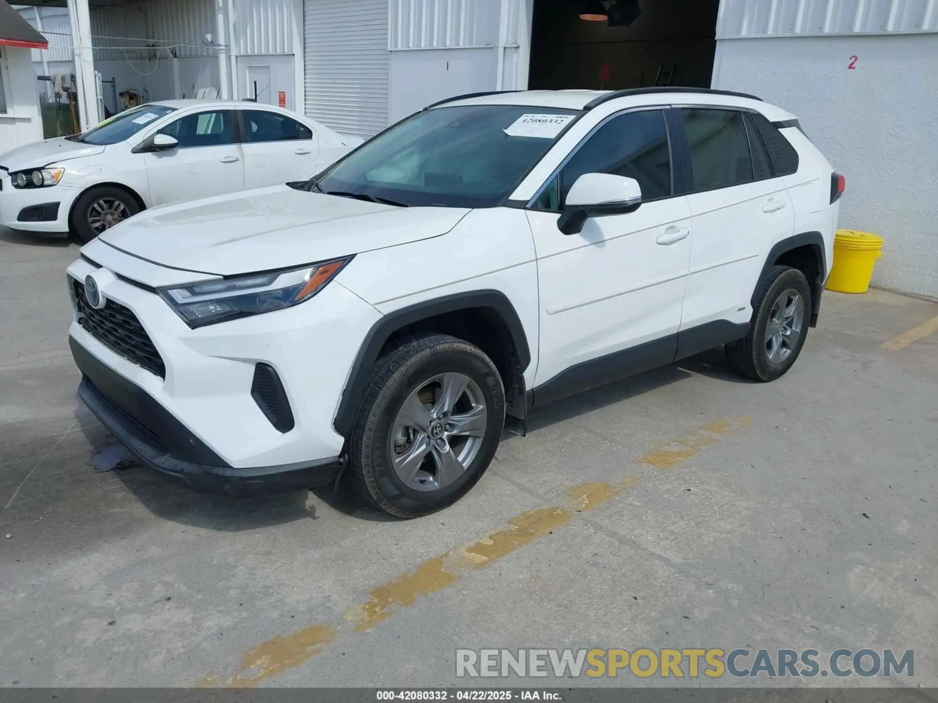2 Photograph of a damaged car 2T3RWRFV8NW129796 TOYOTA RAV4 HYBRID 2022