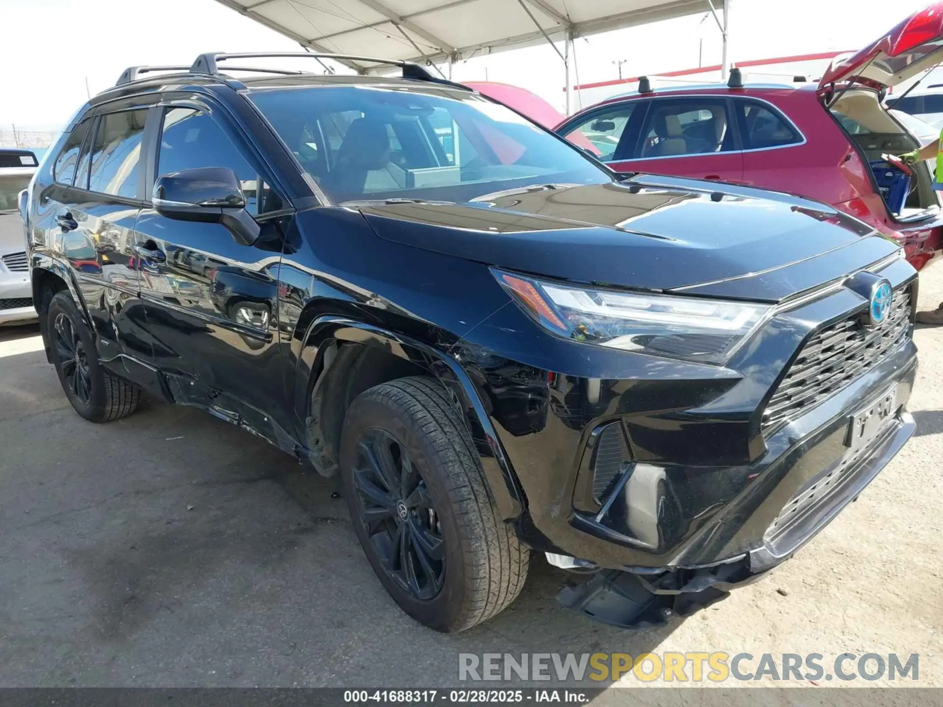 1 Photograph of a damaged car 2T3T6RFV8NW032930 TOYOTA RAV4 HYBRID 2022