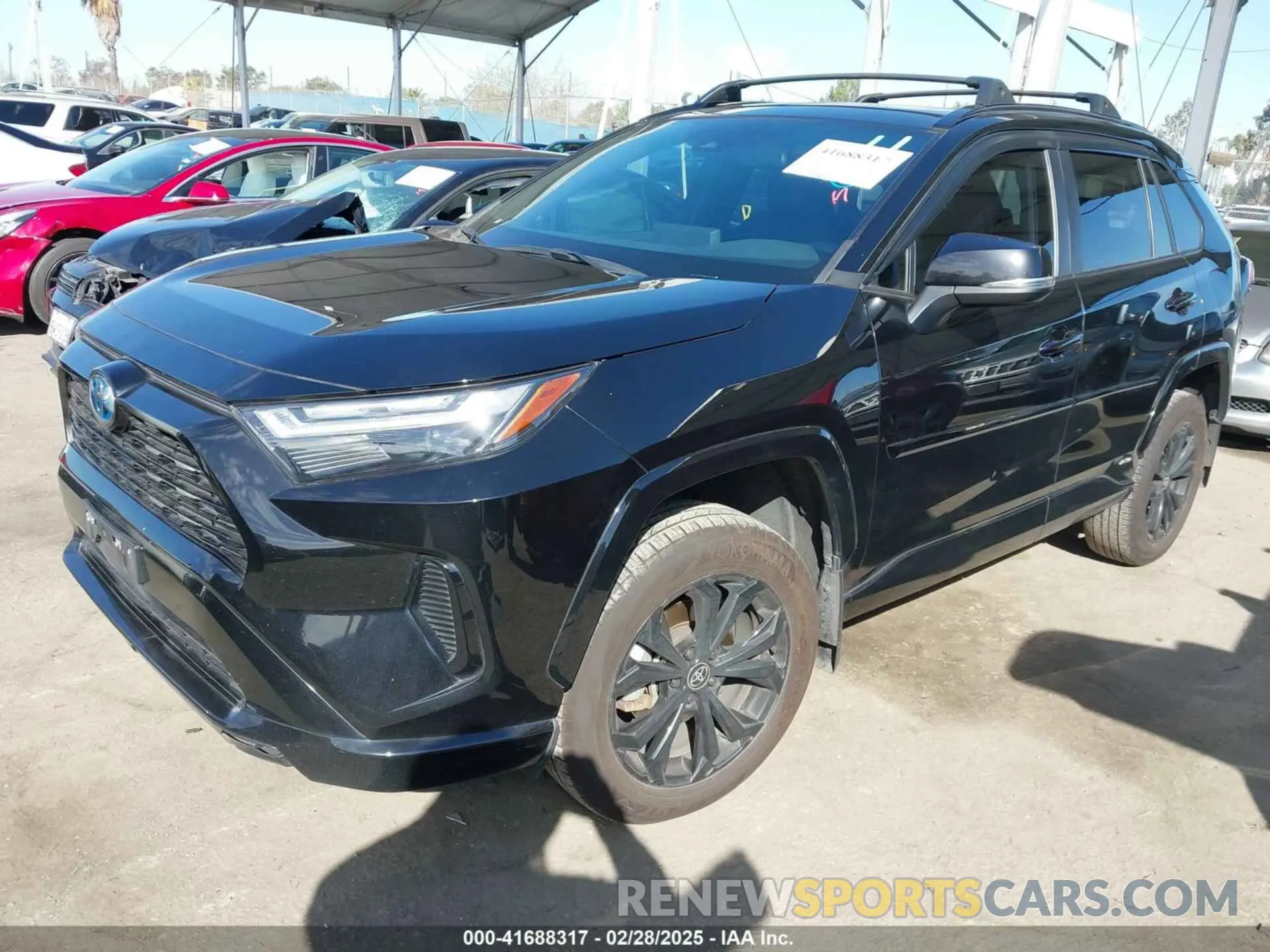 2 Photograph of a damaged car 2T3T6RFV8NW032930 TOYOTA RAV4 HYBRID 2022