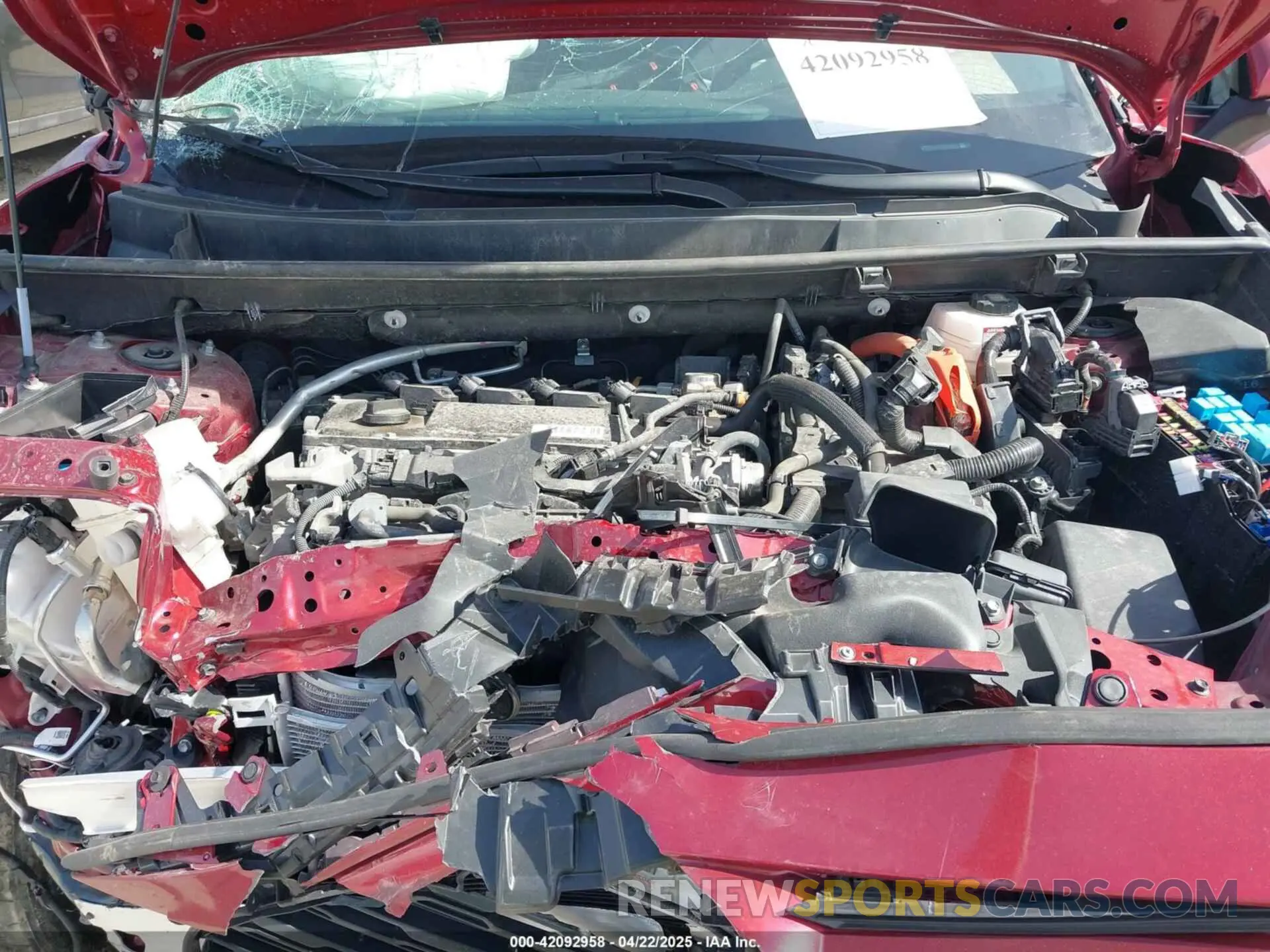 10 Photograph of a damaged car 4T3B6RFV7NU084092 TOYOTA RAV4 HYBRID 2022