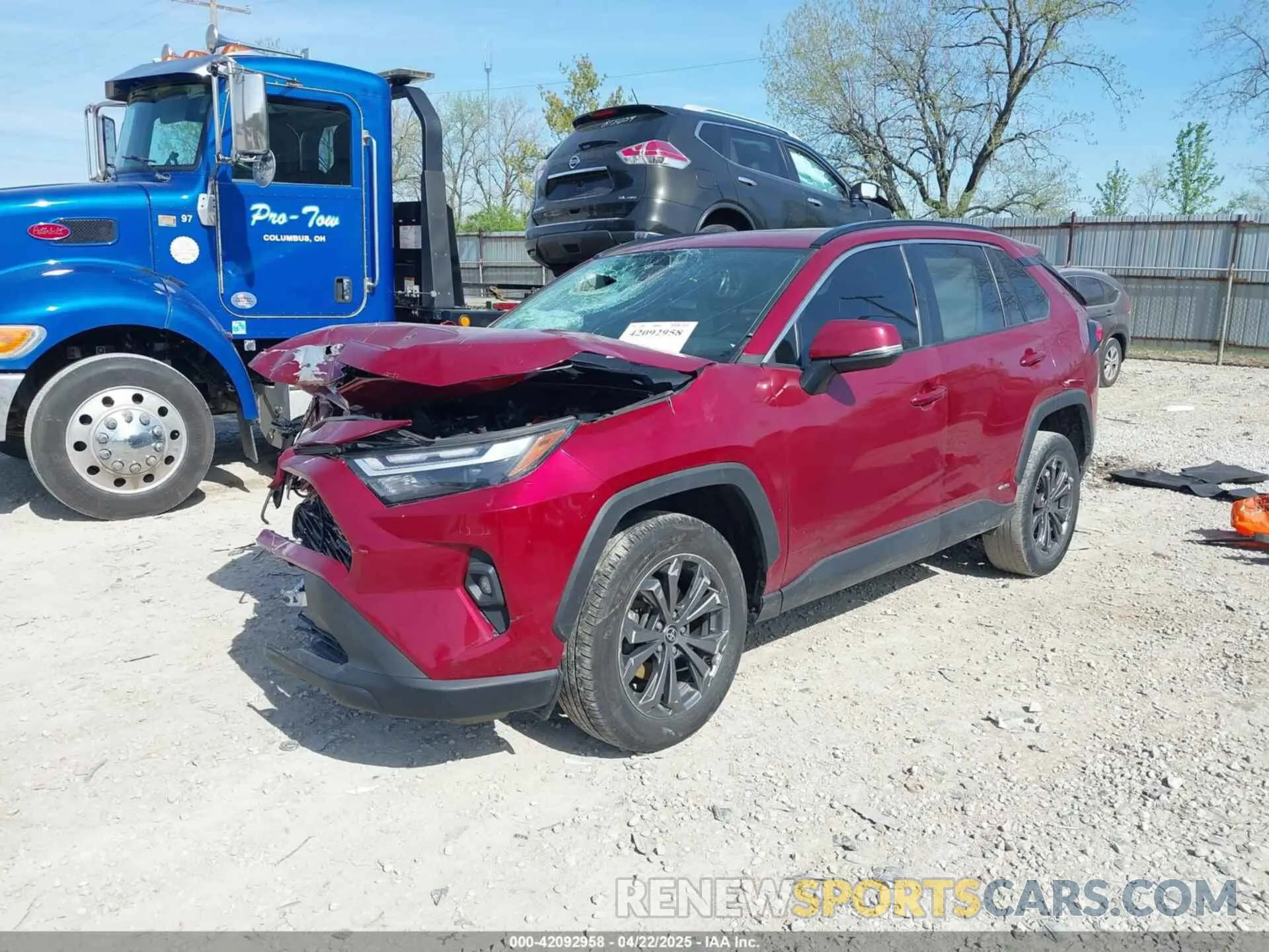2 Photograph of a damaged car 4T3B6RFV7NU084092 TOYOTA RAV4 HYBRID 2022
