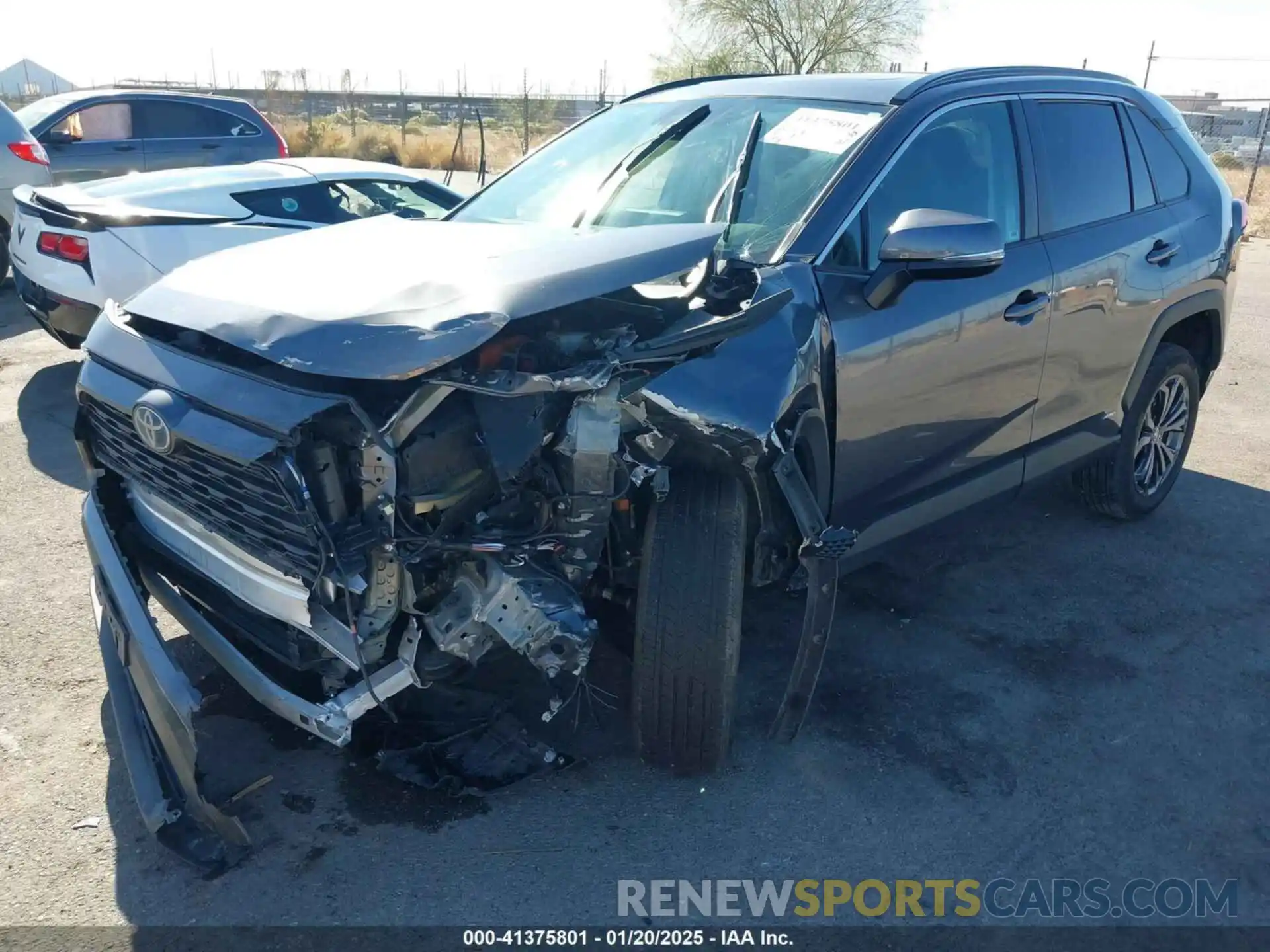 6 Photograph of a damaged car 4T3B6RFV9NU102348 TOYOTA RAV4 HYBRID 2022