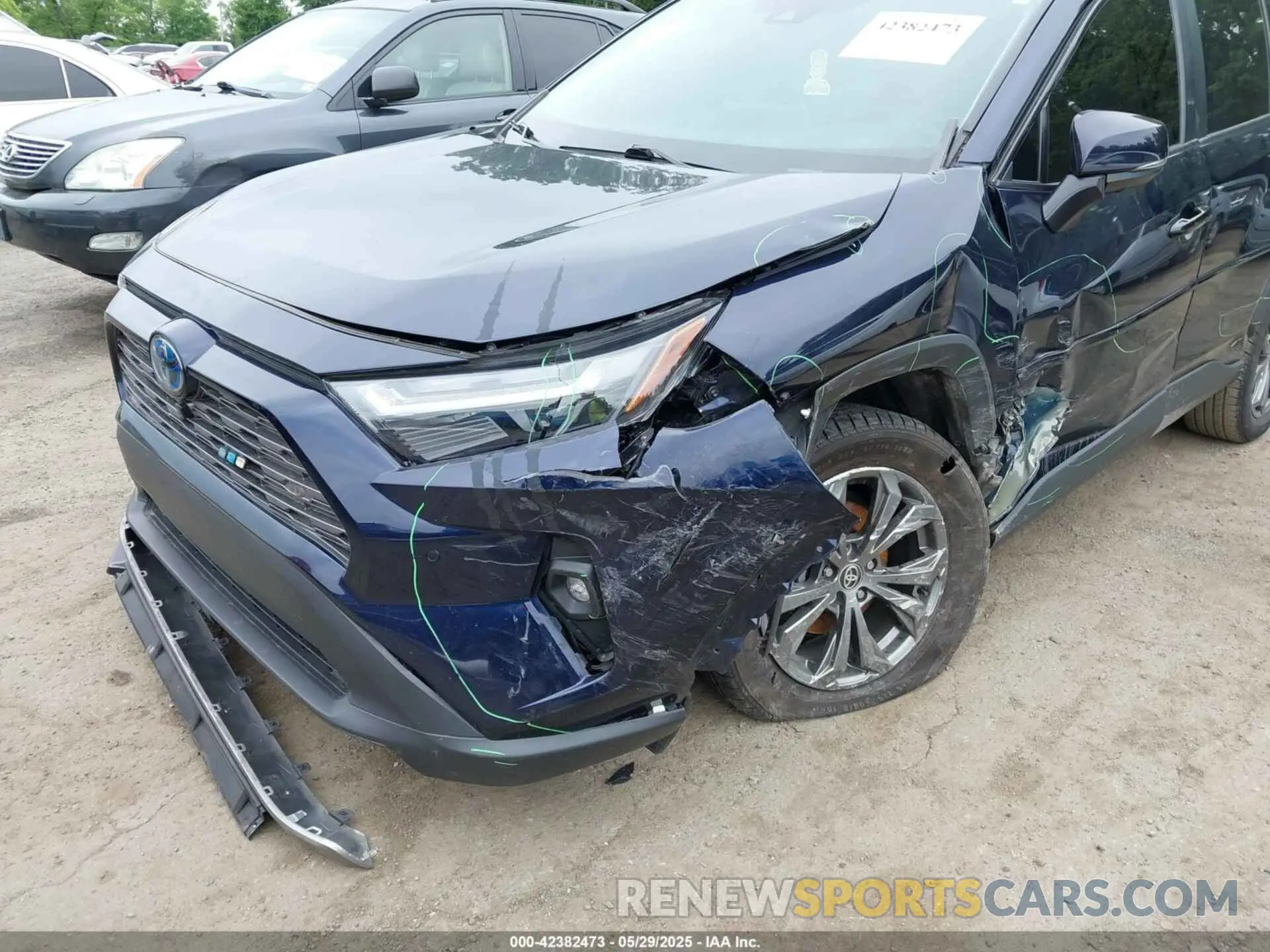 6 Photograph of a damaged car 4T3D6RFV3NU078394 TOYOTA RAV4 HYBRID 2022