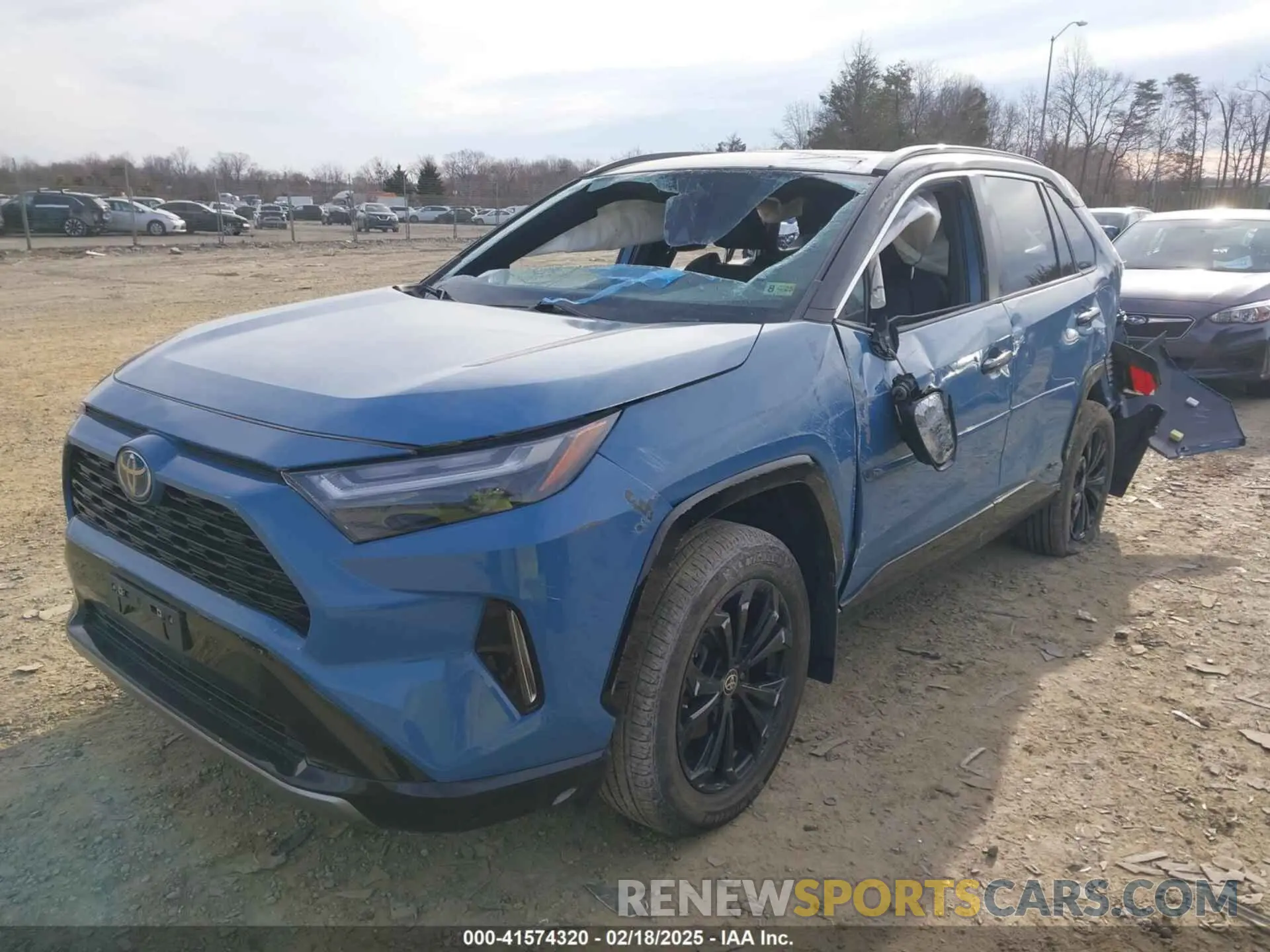 2 Photograph of a damaged car 4T3E6RFV2NU092808 TOYOTA RAV4 HYBRID 2022