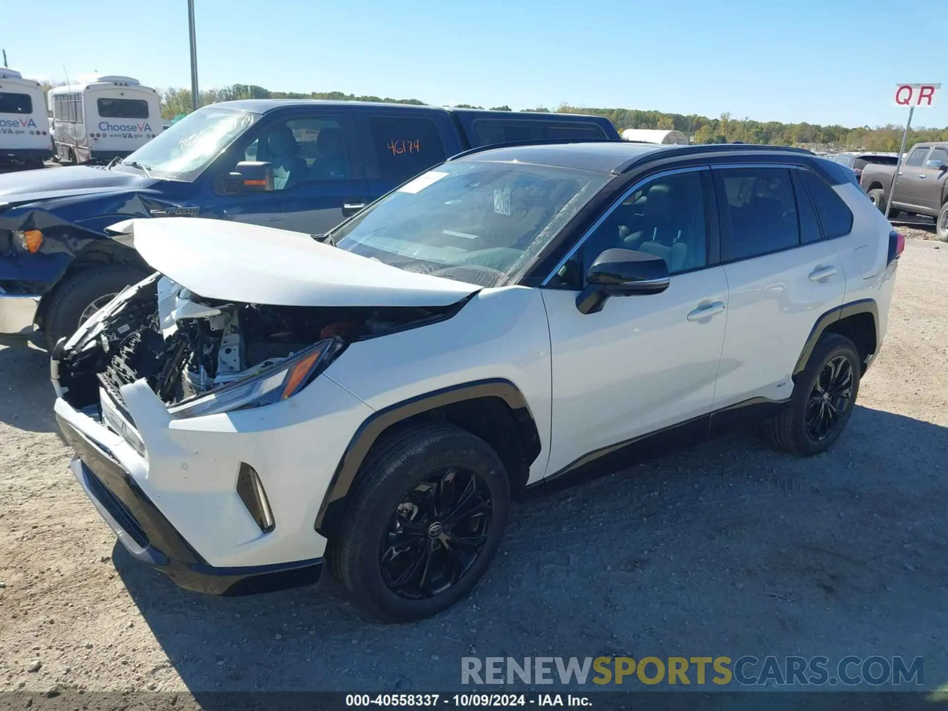 2 Photograph of a damaged car 4T3E6RFV4NU075931 TOYOTA RAV4 HYBRID 2022