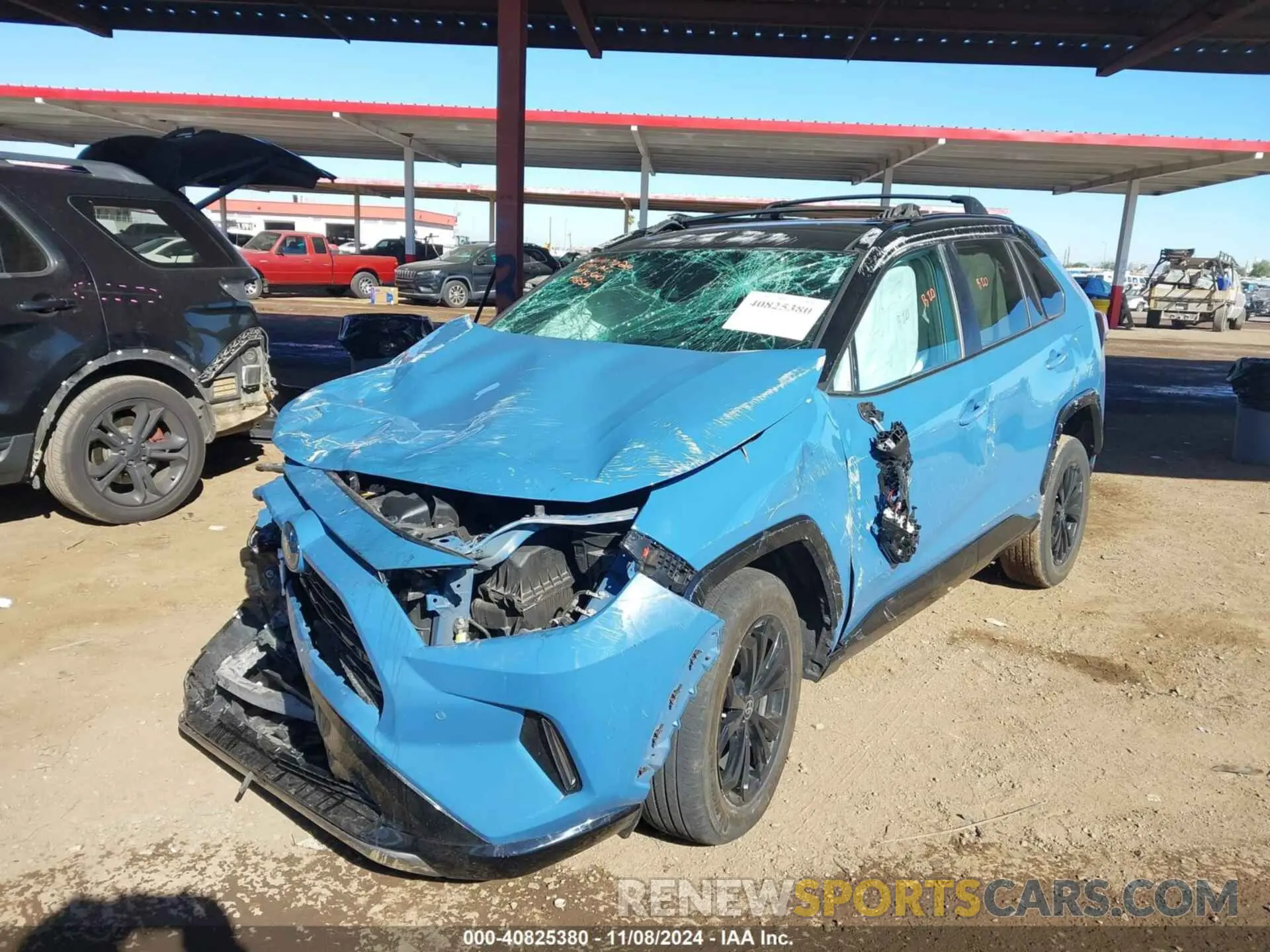 2 Photograph of a damaged car 4T3E6RFV7NU074854 TOYOTA RAV4 HYBRID 2022