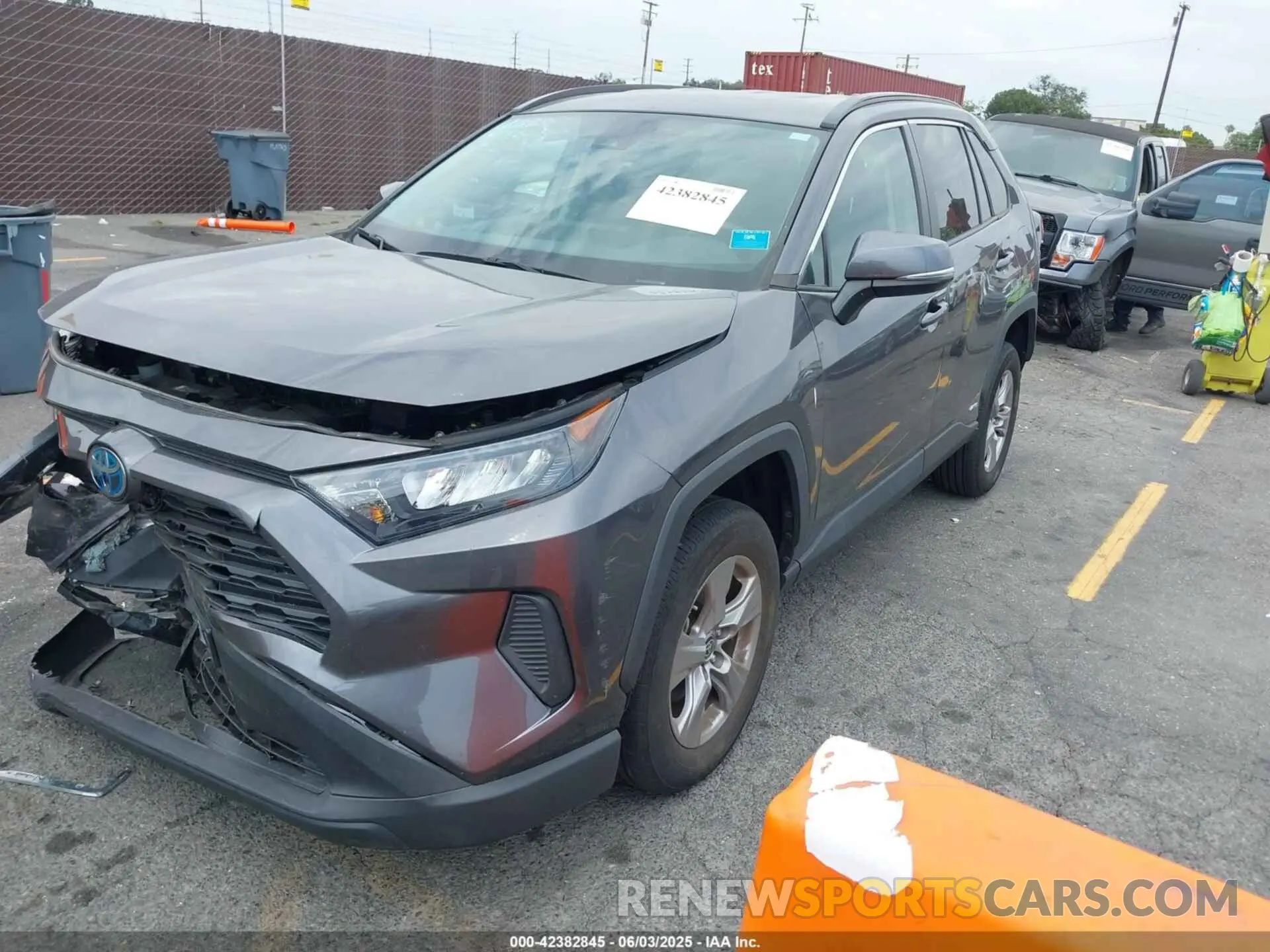 2 Photograph of a damaged car 4T3MWRFV2NU072571 TOYOTA RAV4 HYBRID 2022
