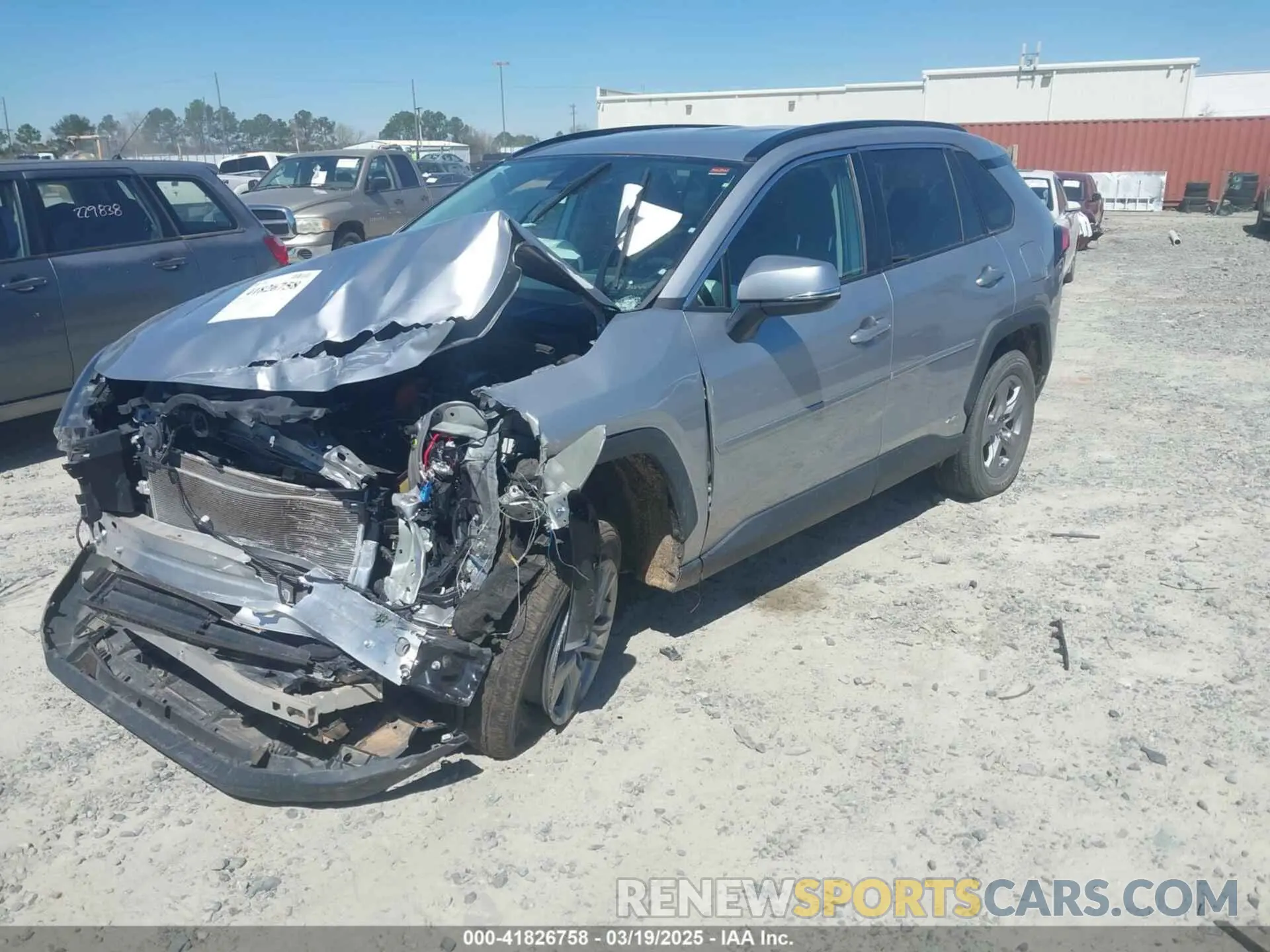 2 Photograph of a damaged car 4T3MWRFV6NU074064 TOYOTA RAV4 HYBRID 2022
