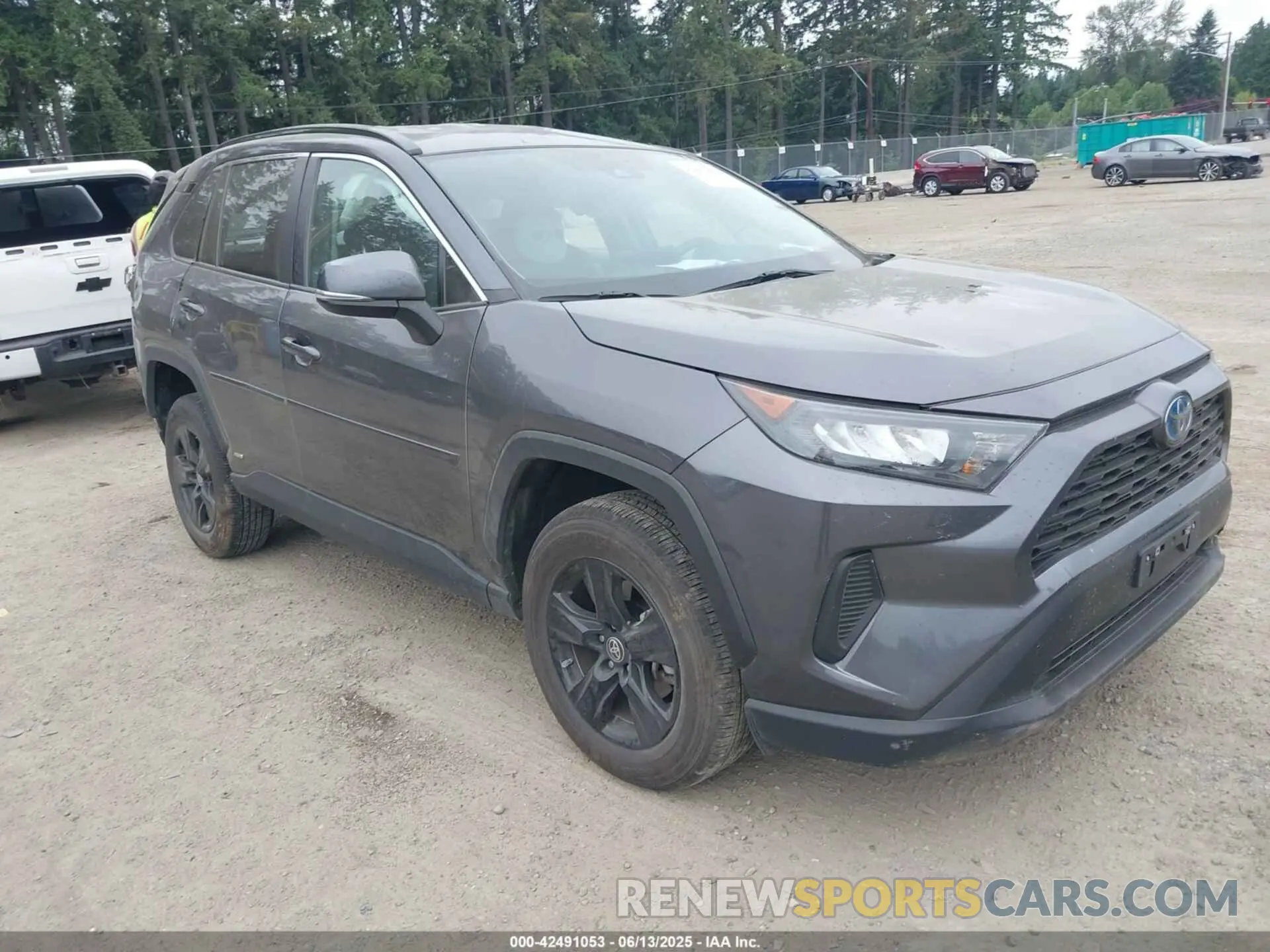1 Photograph of a damaged car 4T3MWRFV7NU073909 TOYOTA RAV4 HYBRID 2022