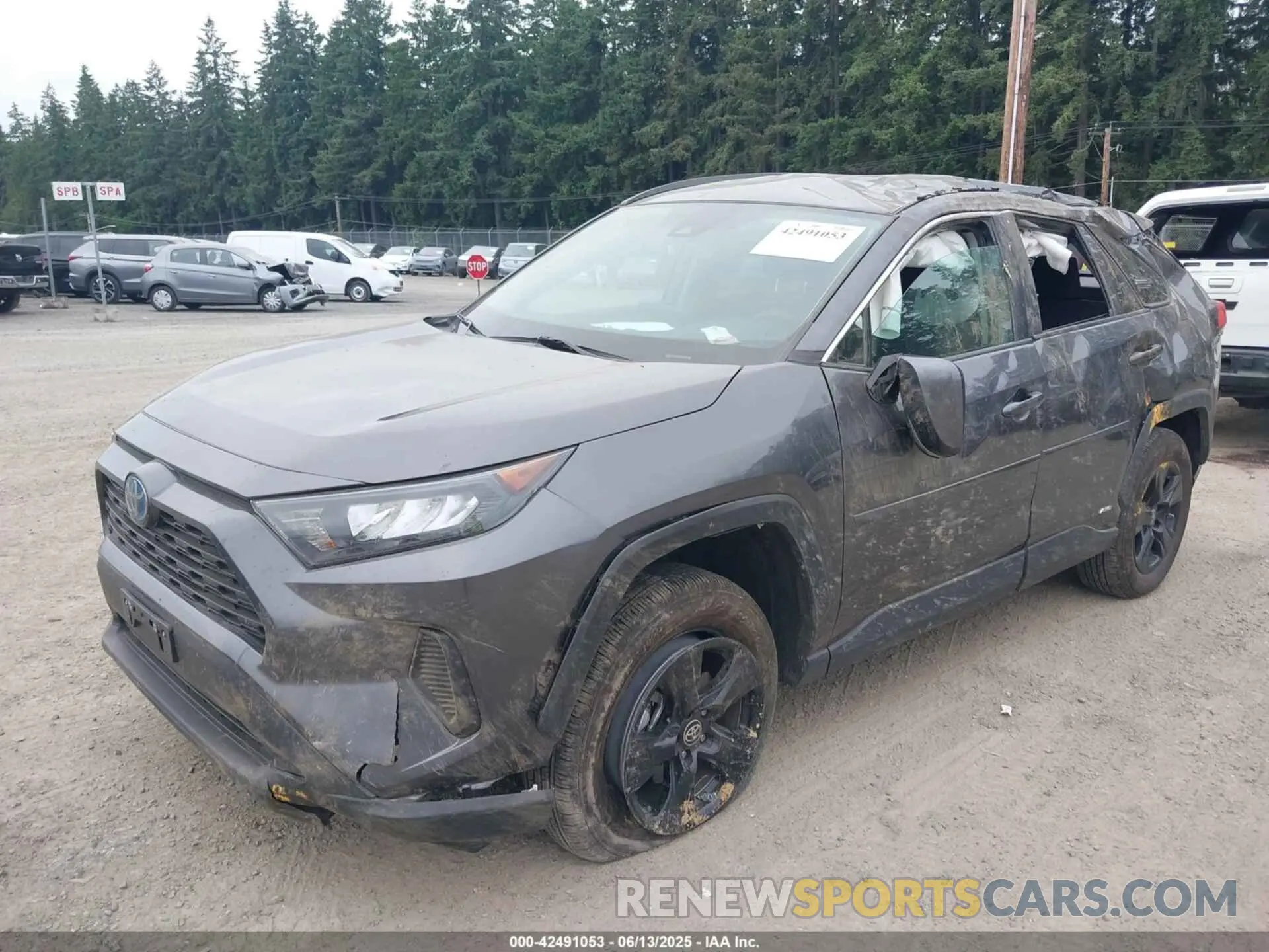 2 Photograph of a damaged car 4T3MWRFV7NU073909 TOYOTA RAV4 HYBRID 2022