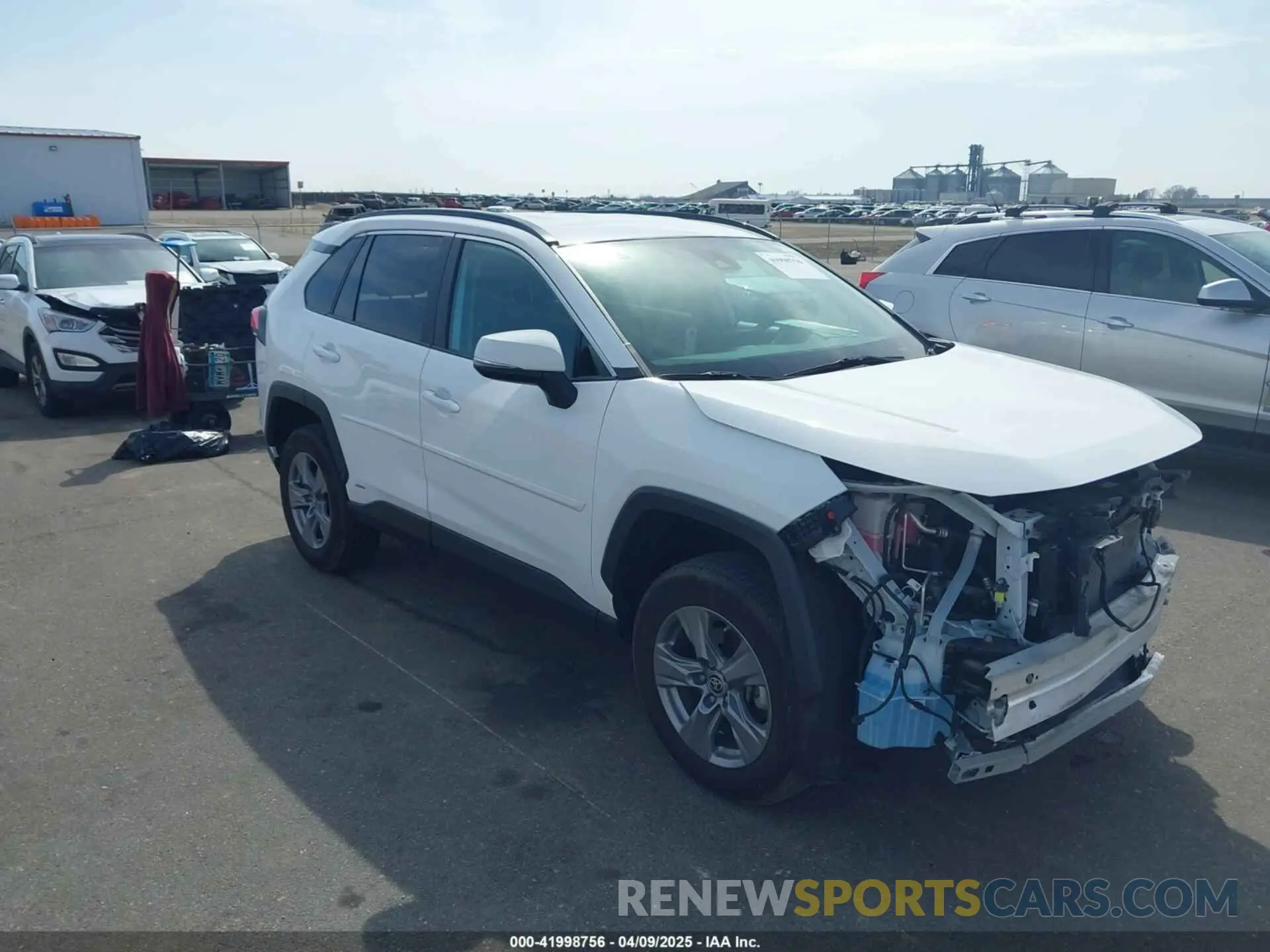1 Photograph of a damaged car 4T3MWRFV9NU073555 TOYOTA RAV4 HYBRID 2022