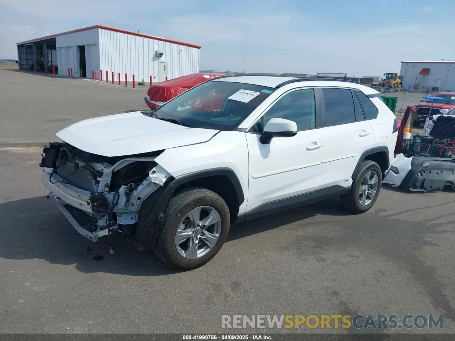2 Photograph of a damaged car 4T3MWRFV9NU073555 TOYOTA RAV4 HYBRID 2022
