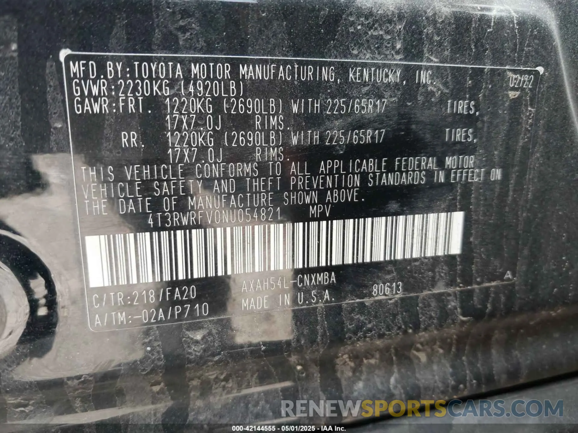 9 Photograph of a damaged car 4T3RWRFV0NU054821 TOYOTA RAV4 HYBRID 2022