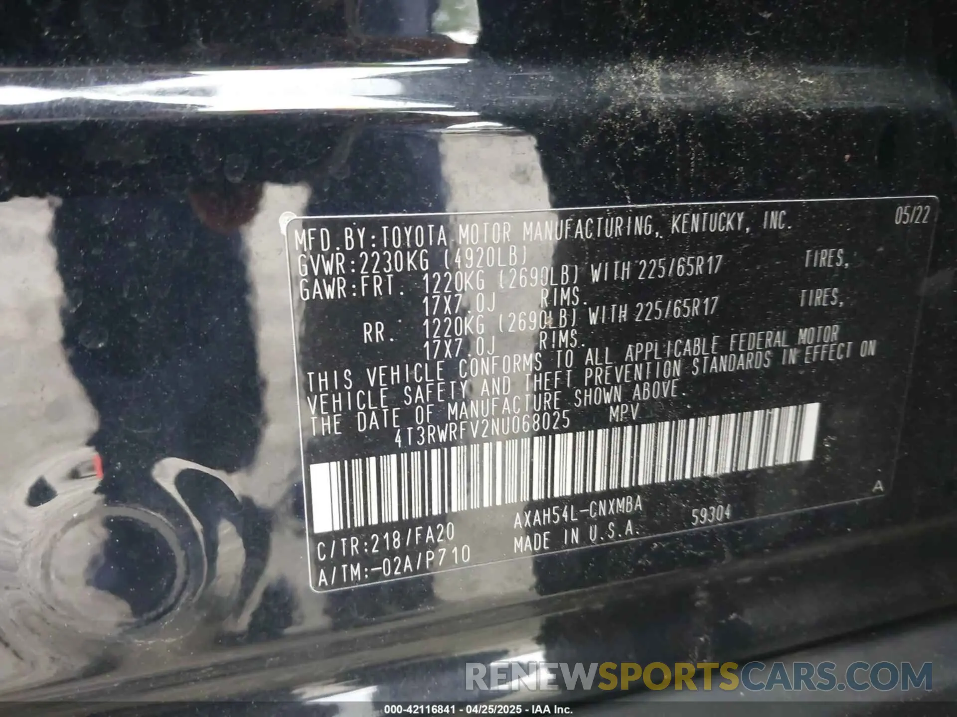 9 Photograph of a damaged car 4T3RWRFV2NU068025 TOYOTA RAV4 HYBRID 2022