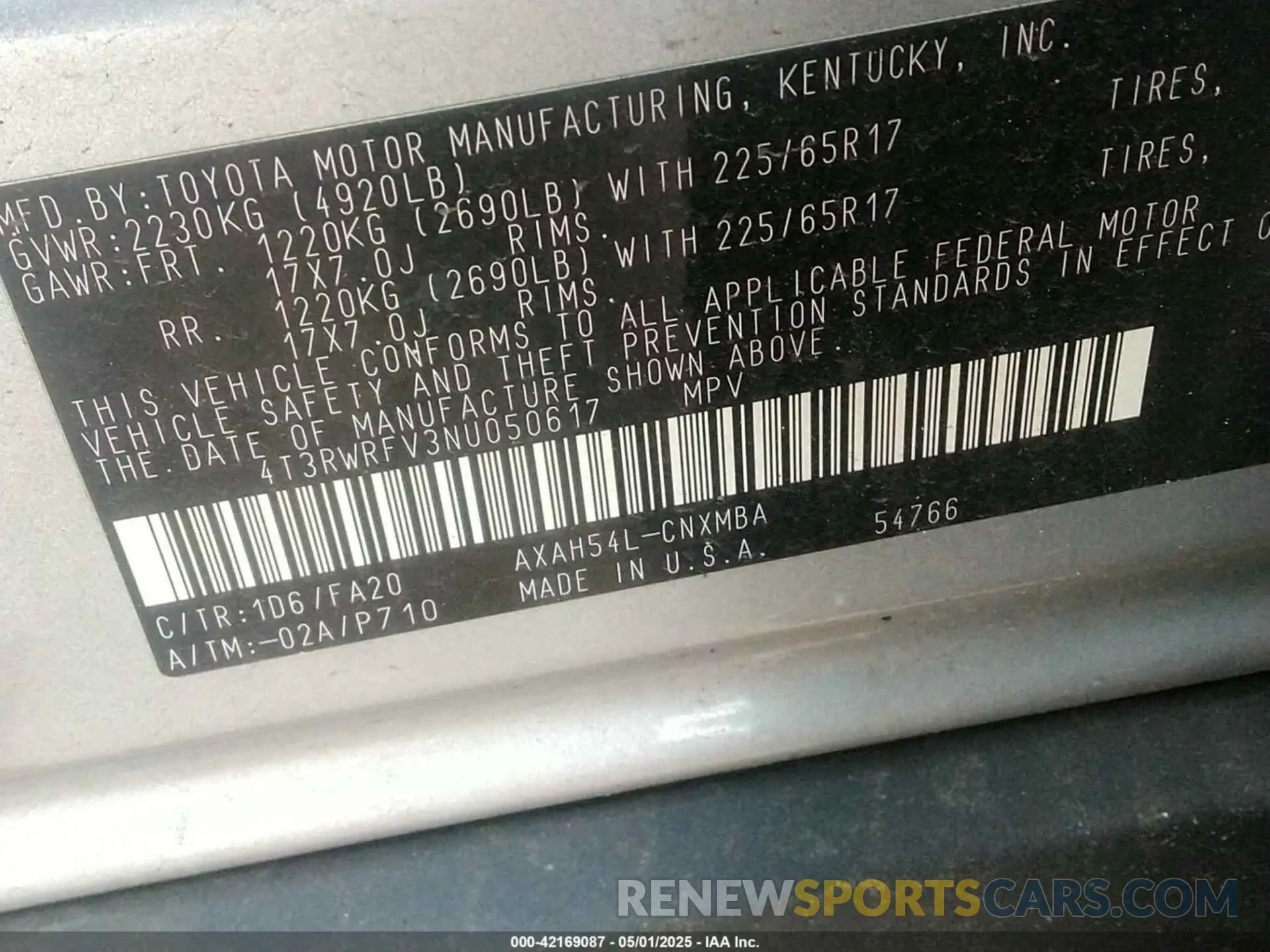9 Photograph of a damaged car 4T3RWRFV3NU050617 TOYOTA RAV4 HYBRID 2022