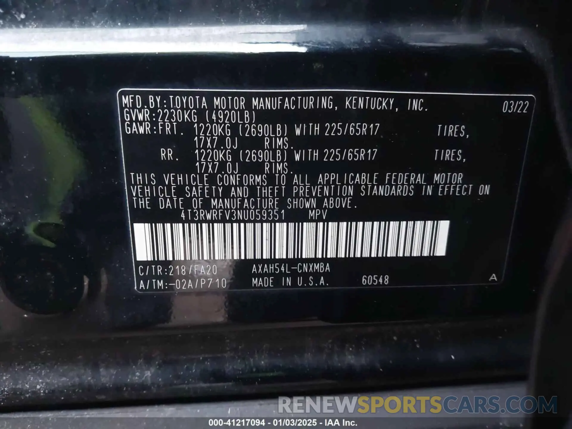9 Photograph of a damaged car 4T3RWRFV3NU059351 TOYOTA RAV4 HYBRID 2022