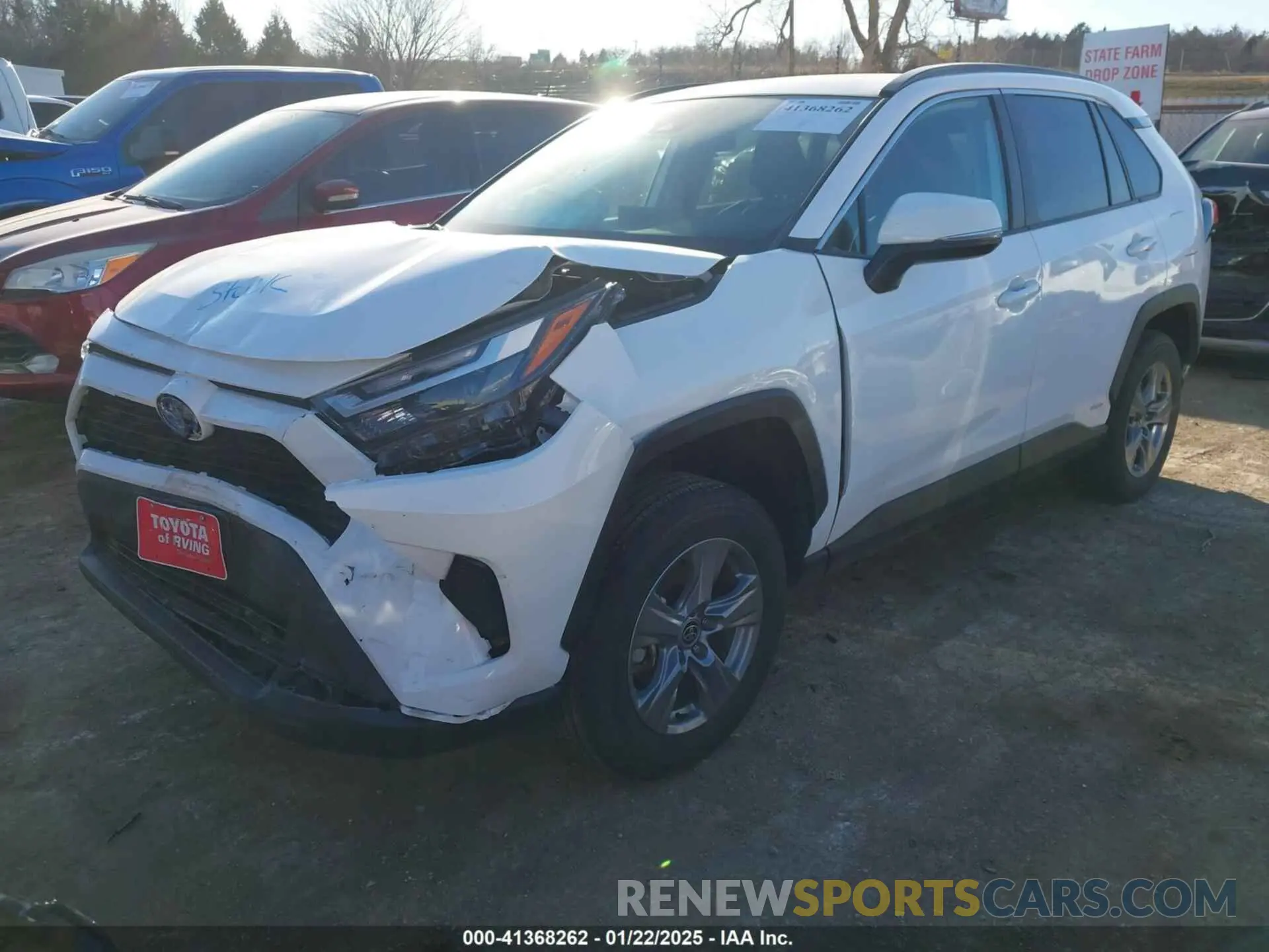 2 Photograph of a damaged car 4T3RWRFV4NU059150 TOYOTA RAV4 HYBRID 2022
