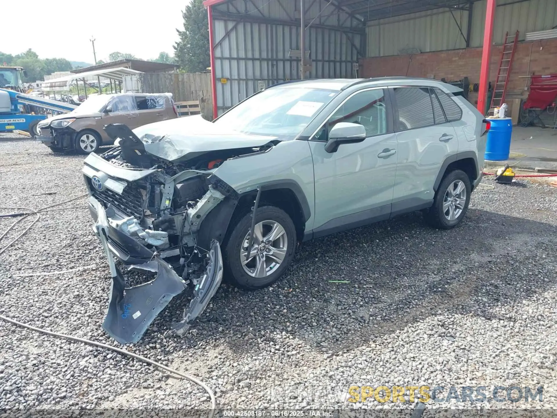 2 Photograph of a damaged car 4T3RWRFV5NU051932 TOYOTA RAV4 HYBRID 2022