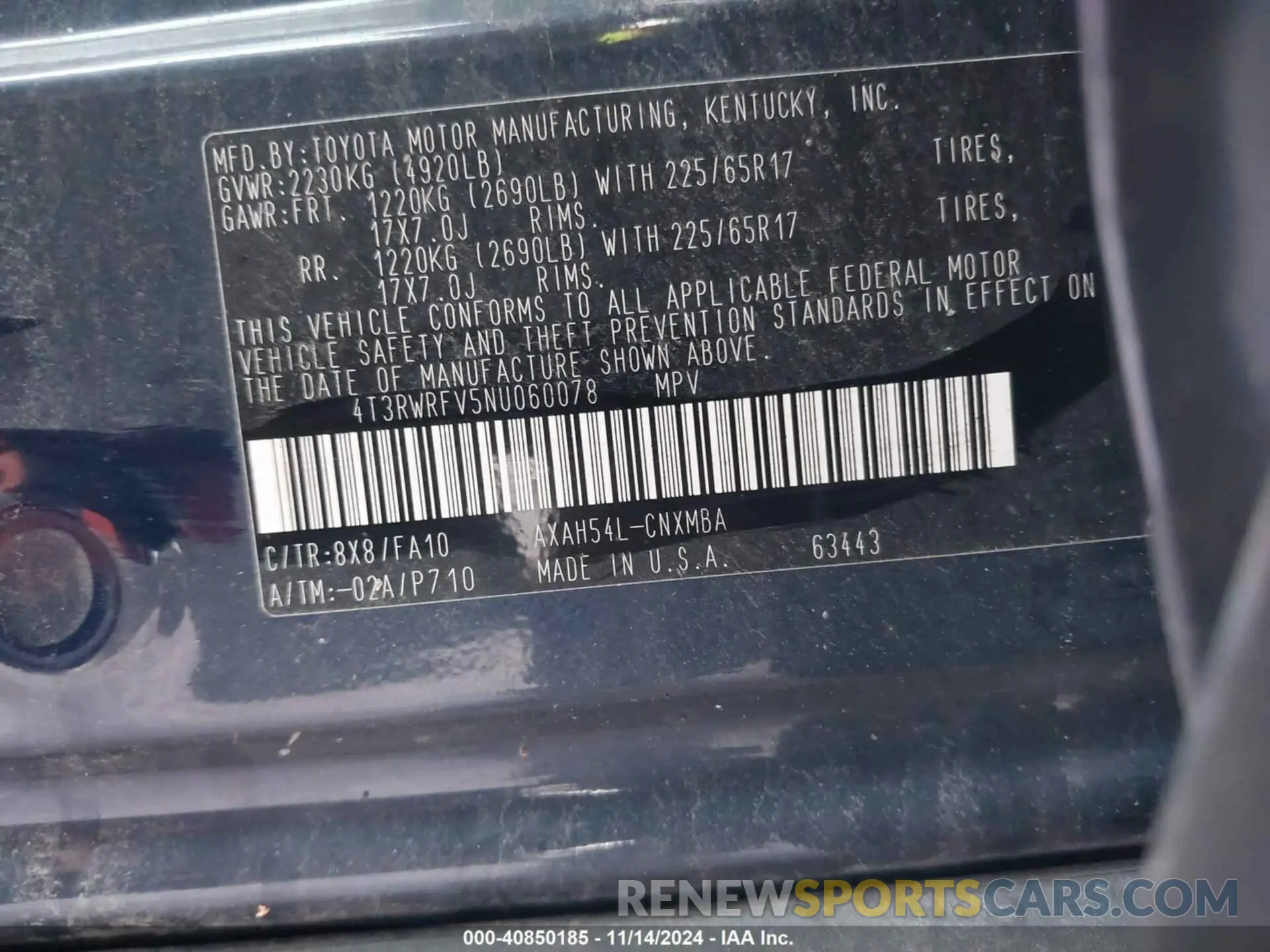 9 Photograph of a damaged car 4T3RWRFV5NU060078 TOYOTA RAV4 HYBRID 2022
