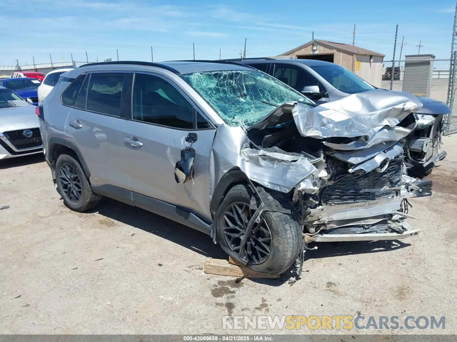 1 Photograph of a damaged car 4T3RWRFV5NU064924 TOYOTA RAV4 HYBRID 2022