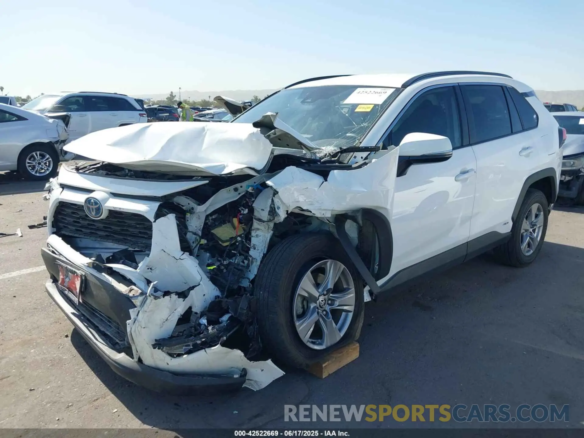 6 Photograph of a damaged car 4T3RWRFV8NU082057 TOYOTA RAV4 HYBRID 2022