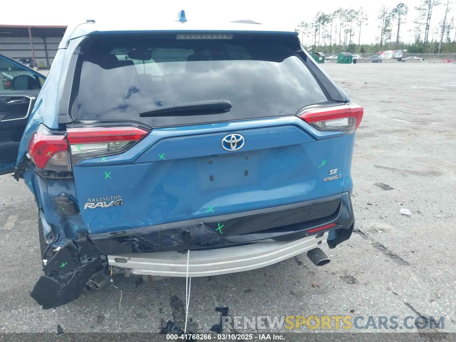 6 Photograph of a damaged car 4T3T6RFV8NU078743 TOYOTA RAV4 HYBRID 2022