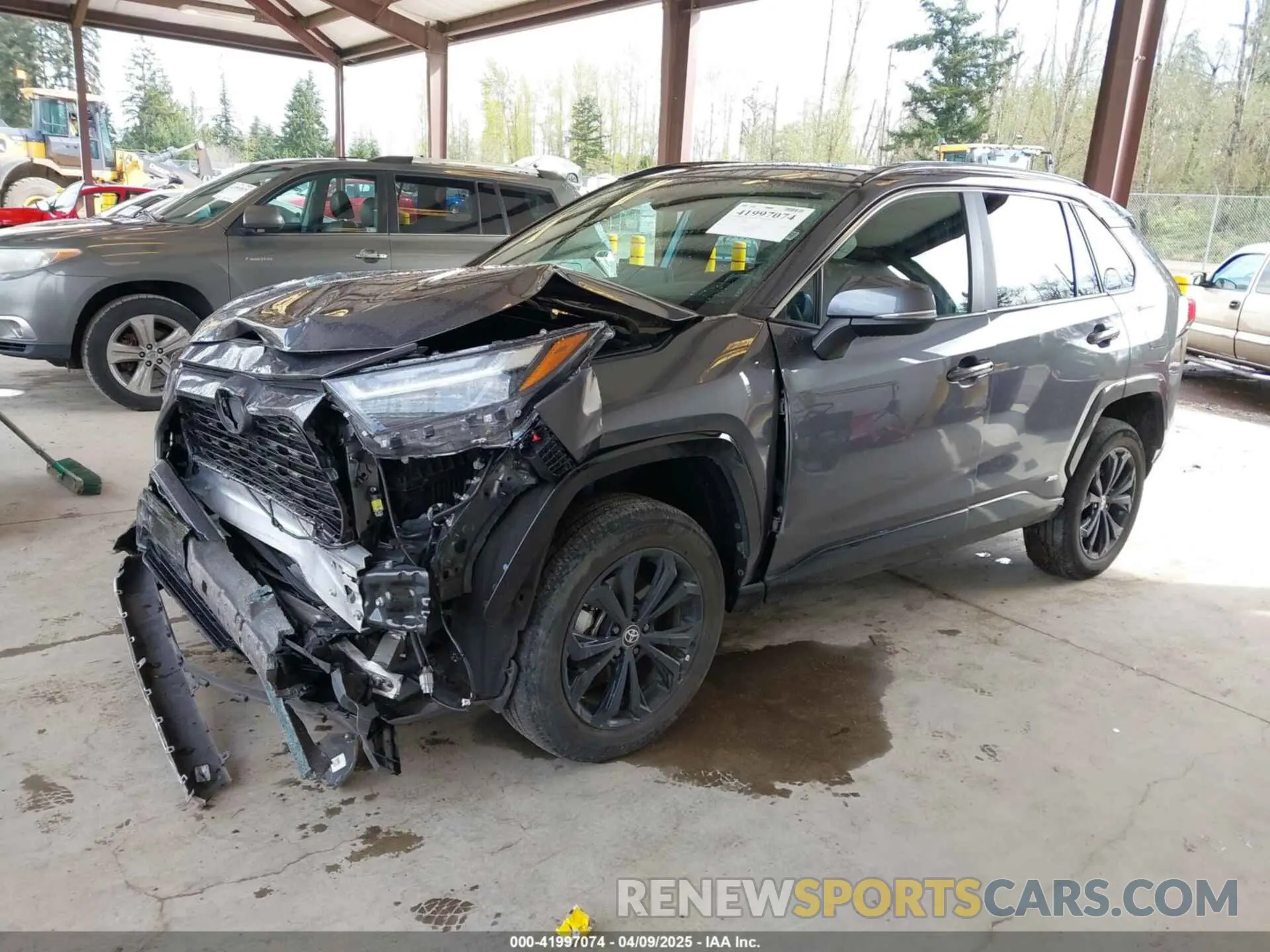 2 Photograph of a damaged car 4T3T6RFV8NU101888 TOYOTA RAV4 HYBRID 2022